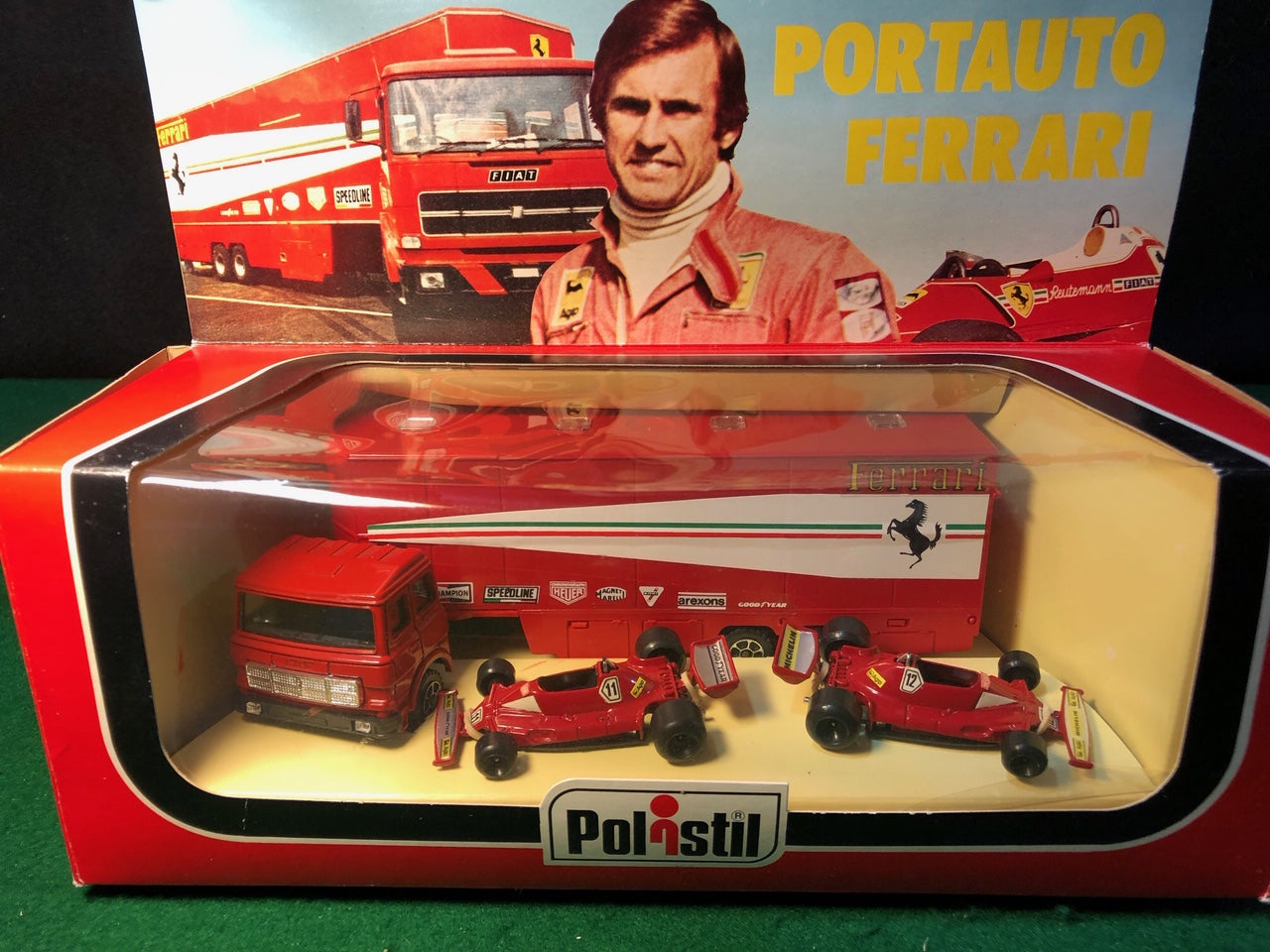 Ferrari Formula 1 Team Transporter & Cars 1:55 by Polistil (RJ101)