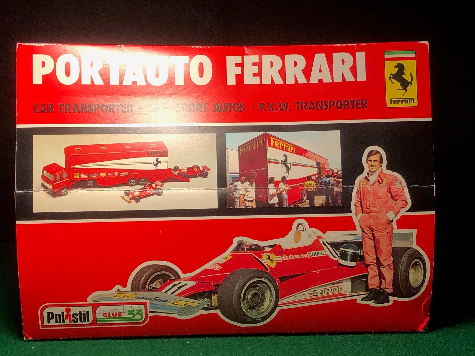 Ferrari Formula 1 Team Transporter & Cars 1:55 by Polistil (RJ101)