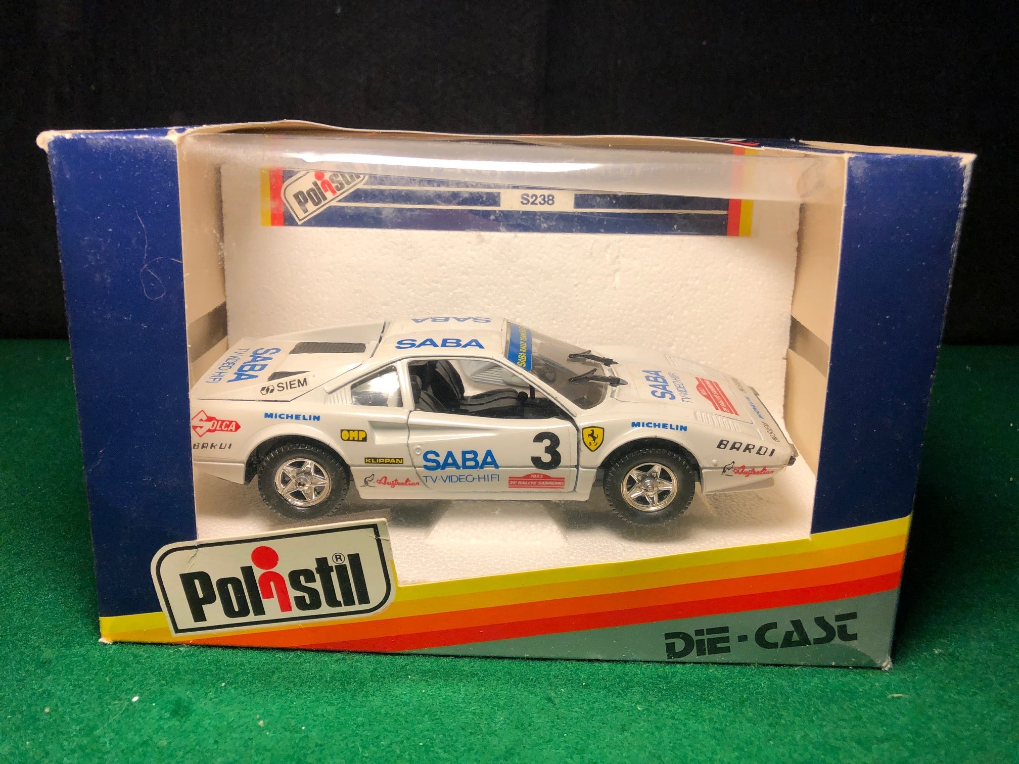 Ferrari 308 GTB Rally Saba Racing by Polistil 1:25 (S238)