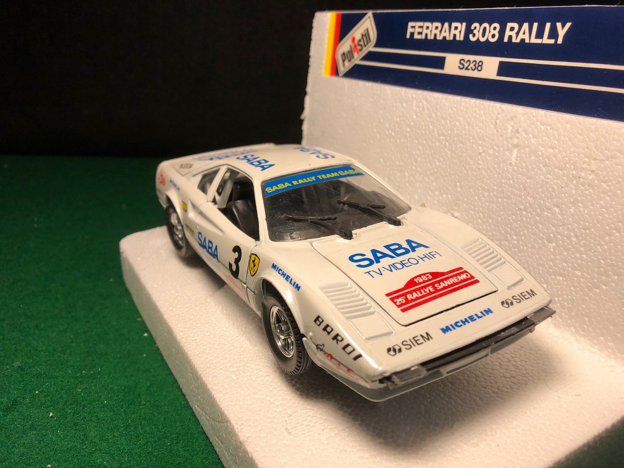 Ferrari 308 GTB Rally Saba Racing by Polistil 1:25 (S238)