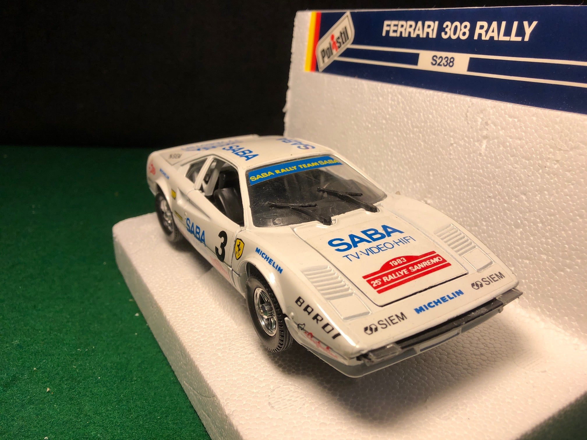Ferrari 308 GTB Rally Saba Racing by Polistil 1:25 (S238)
