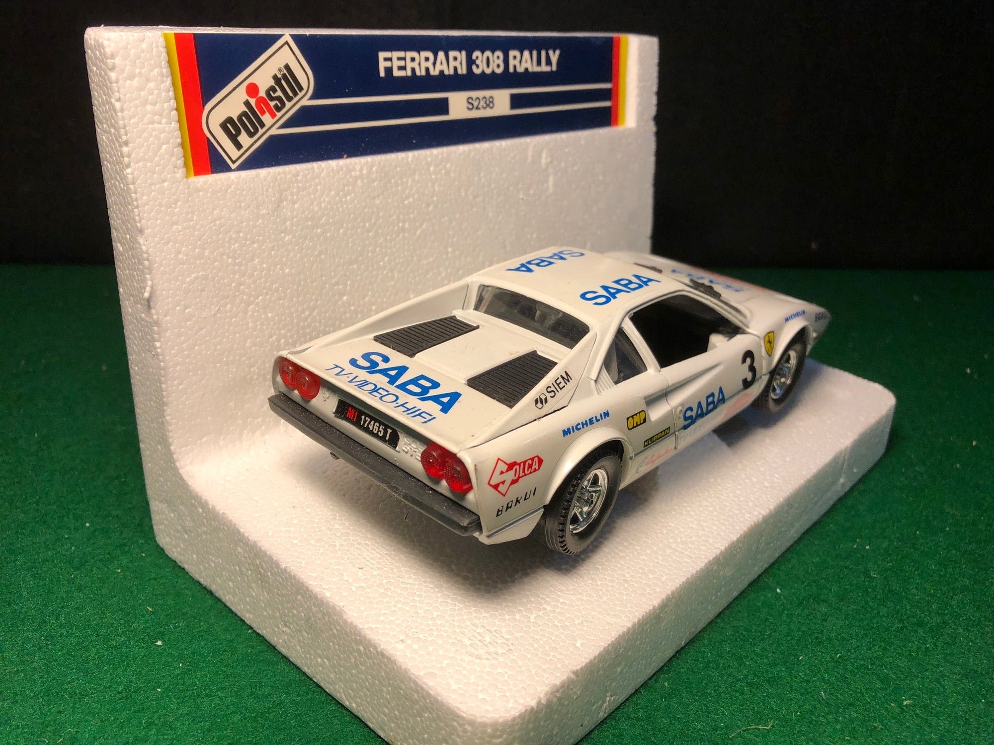 Ferrari 308 GTB Rally Saba Racing by Polistil 1:25 (S238)