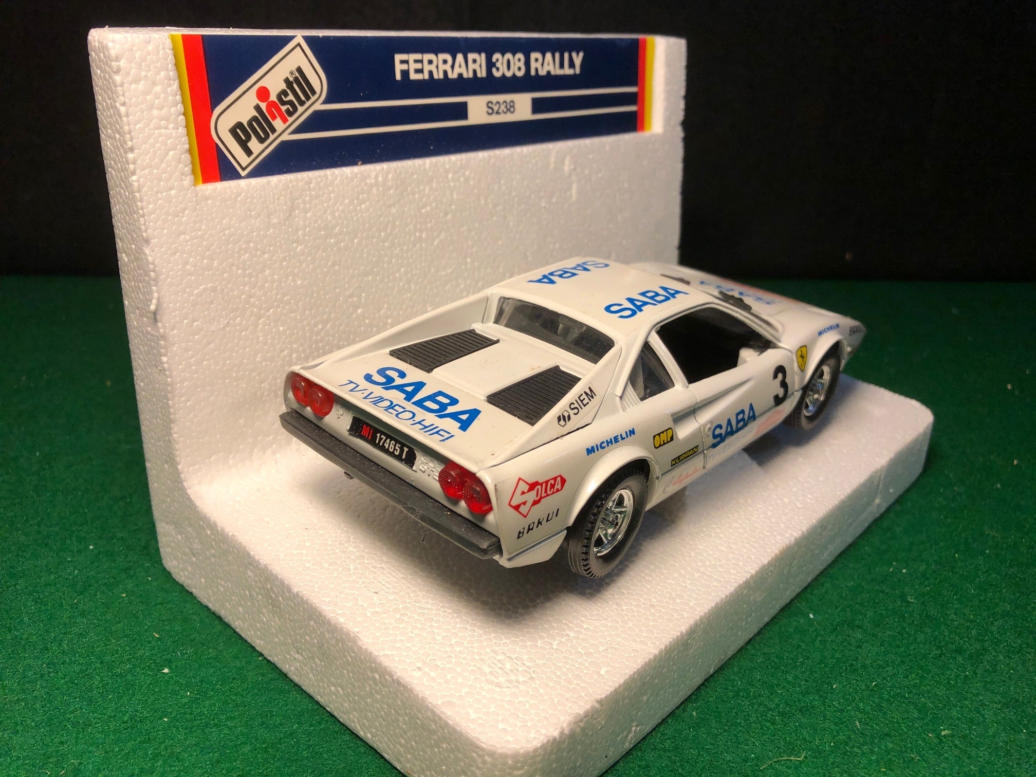 Ferrari 308 GTB Rally Saba Racing by Polistil 1:25 (S238)