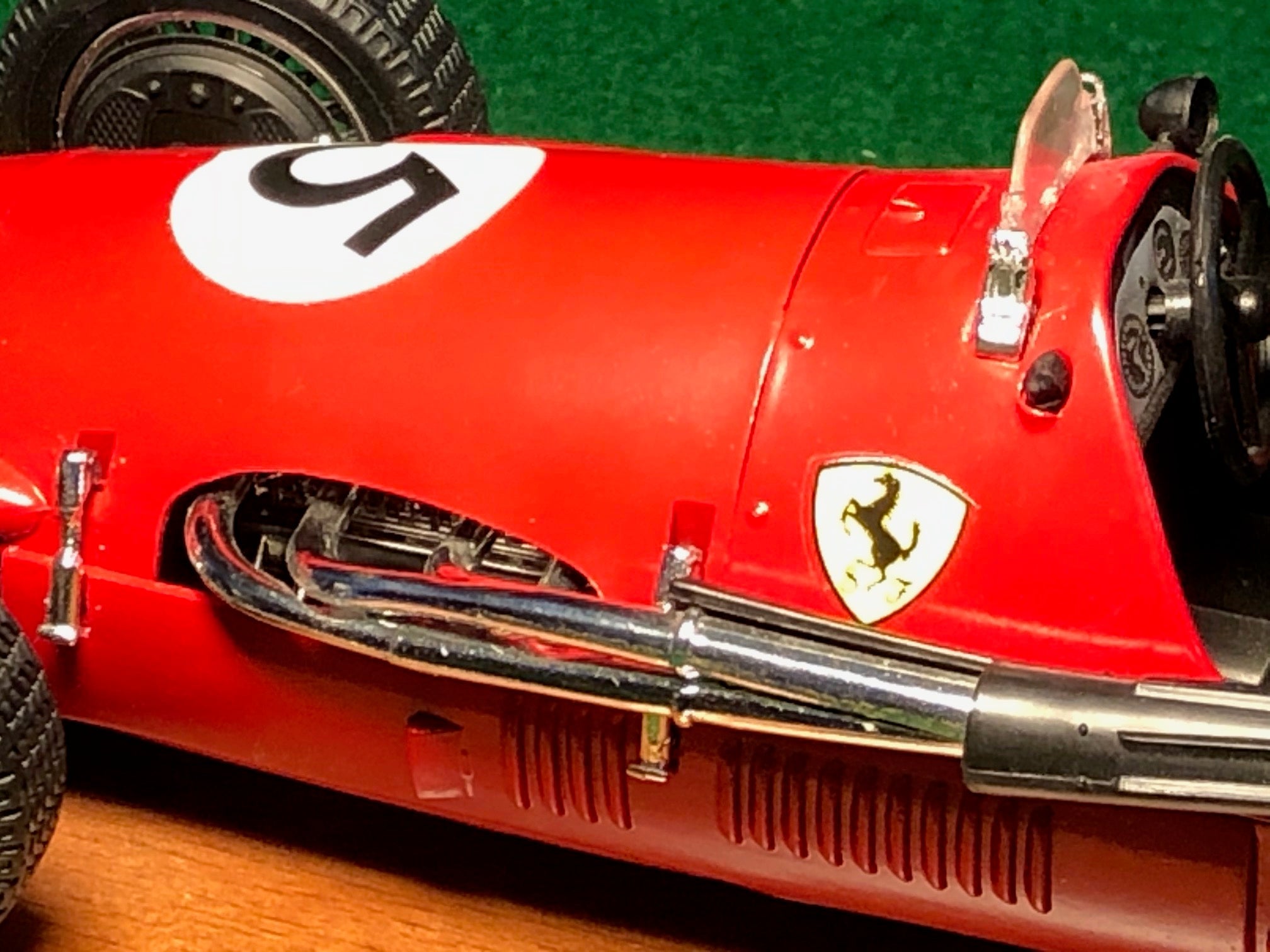 Ferrari 500 F2 World Champion N 5 Wood Base by Polistil 1:16 (TG19)
