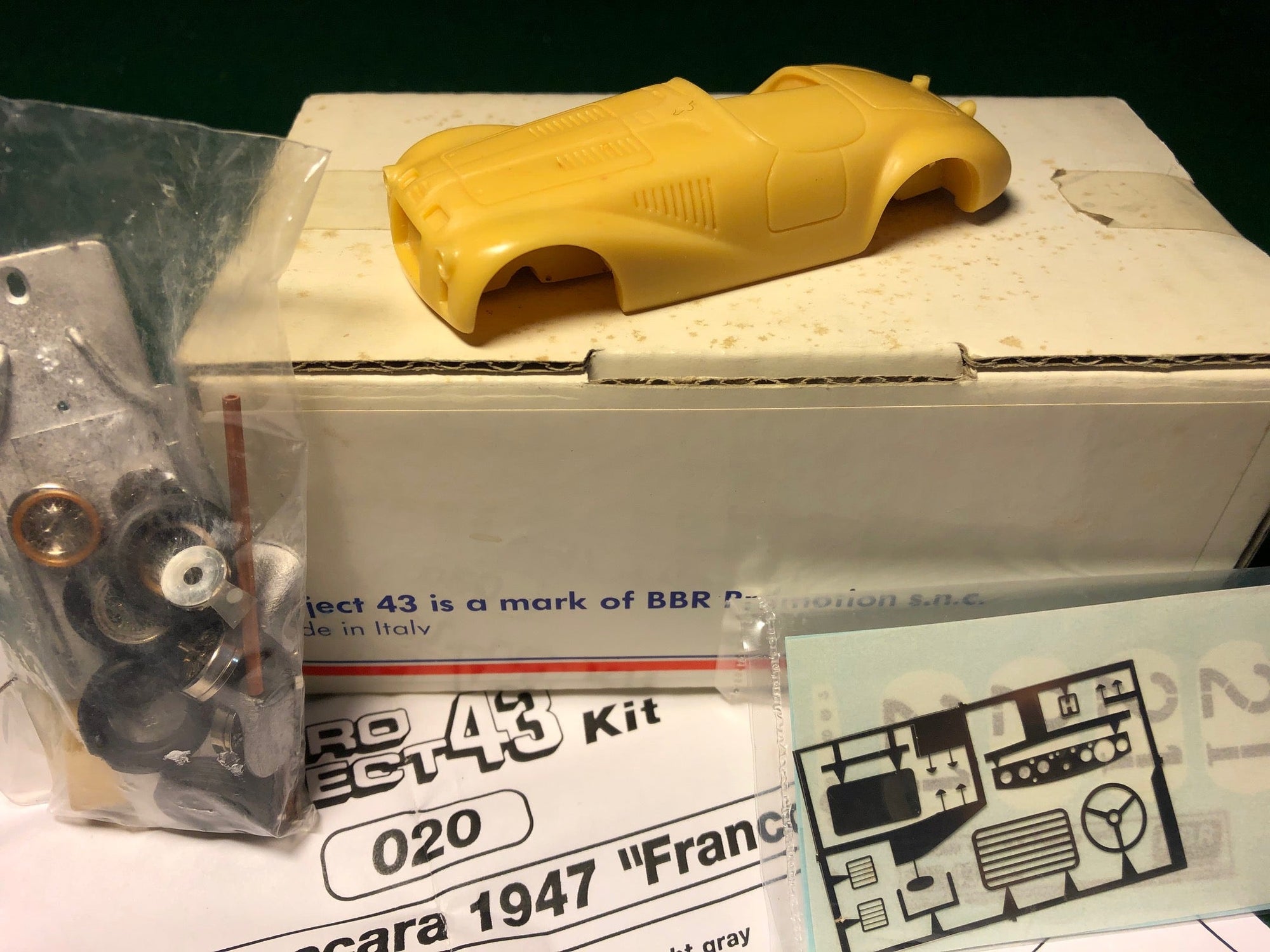 Ferrari 159 GP Pescara 1947 Franco Cortese, by Project 43 1:43 (PJ20)