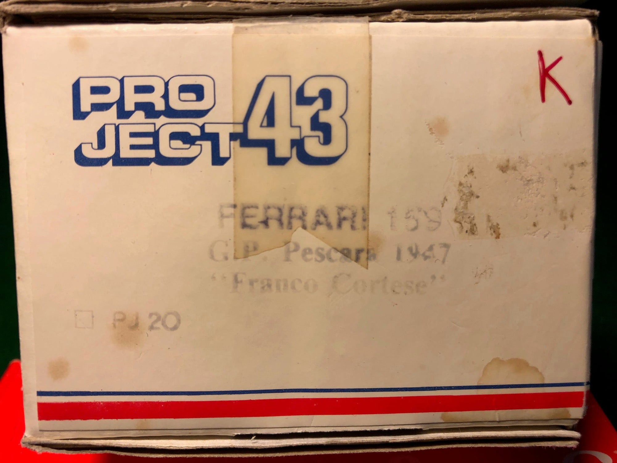 Ferrari 159 GP Pescara 1947 Franco Cortese, by Project 43 1:43 (PJ20)