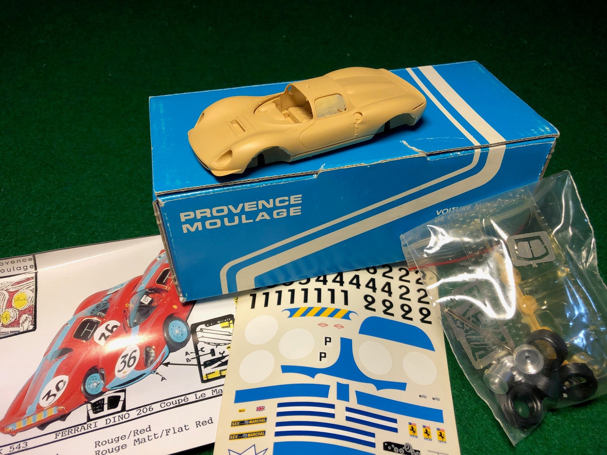 Ferrari Dino 206 Coupe Le Mans 1966, by Provence Moulage 1:43 (K543)