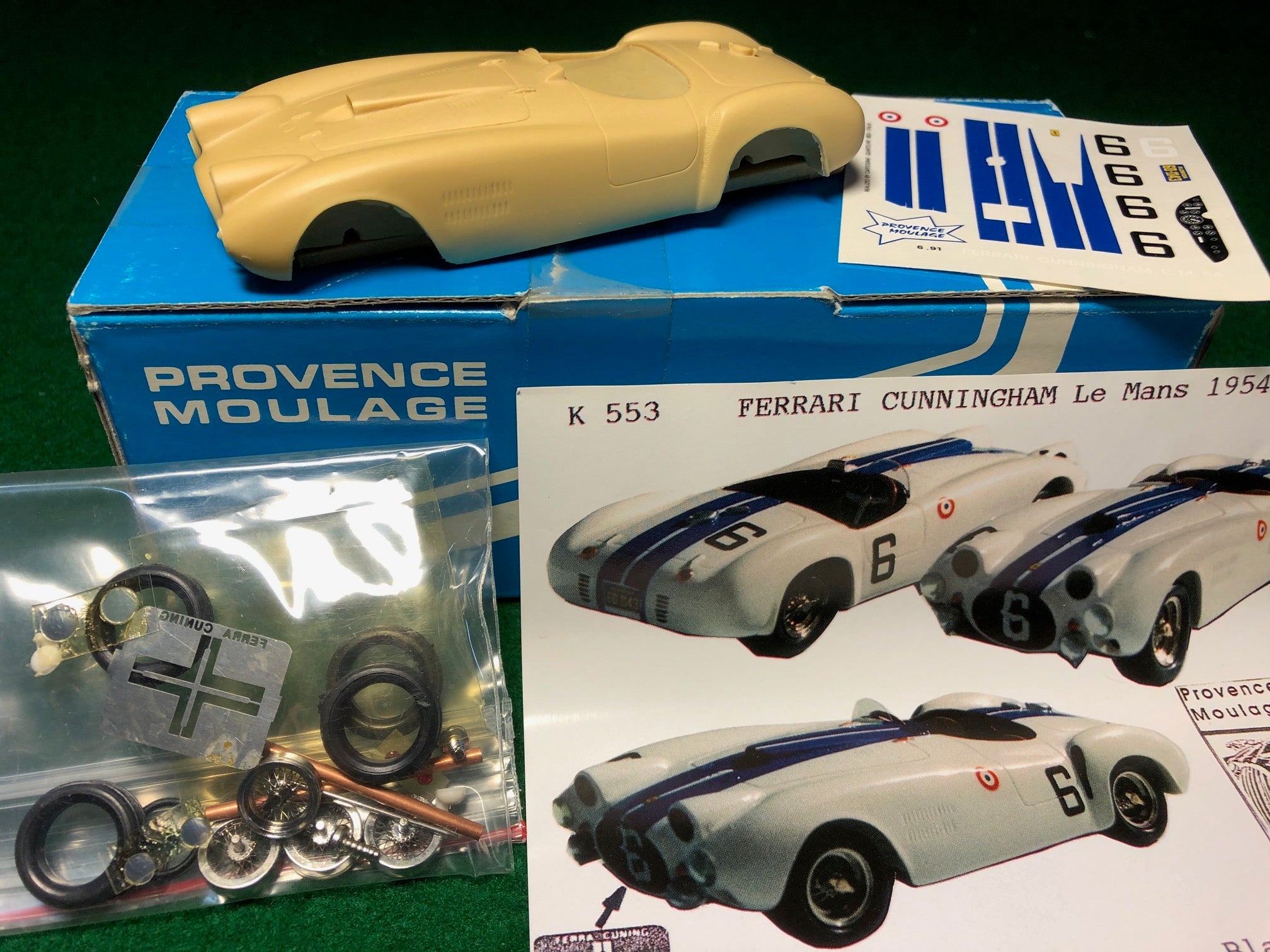 Ferrari 375 MM Cunningham Le Mans 1954, by Provence Moulage 1:43 (K553)