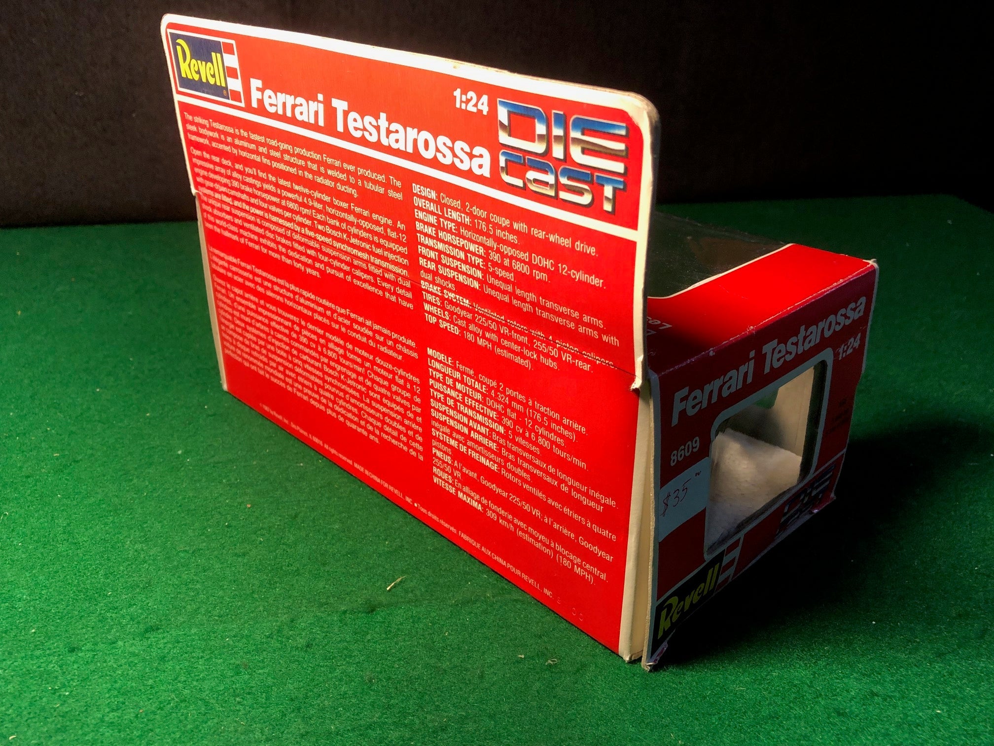 Ferrari Testarossa Red by Revell 1:24