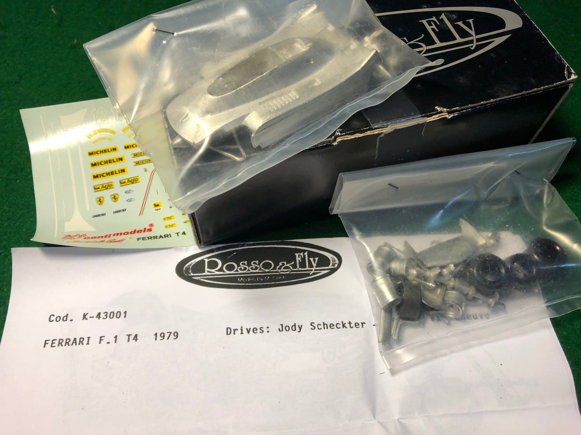 Ferrari F1 T4, G Villeneuve by Rosso & Fly 1:43 (K-43001)