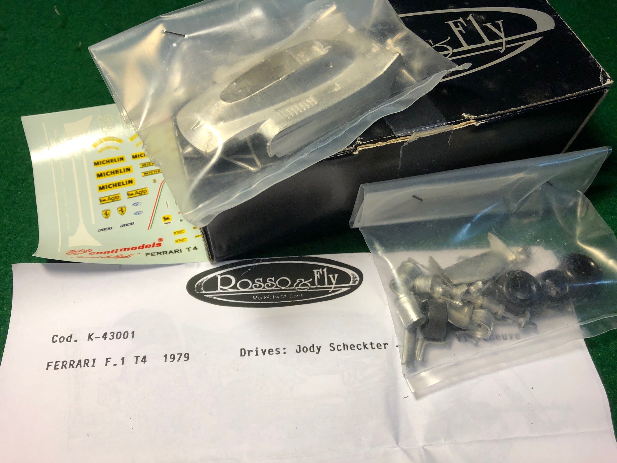 Ferrari F1 T4, G Villeneuve by Rosso & Fly 1:43 (K-43001)