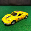 Ferrari 246 Dino N 10 Yellow w/Friction Motor by Shinsei 1:37 (4405)(No box)