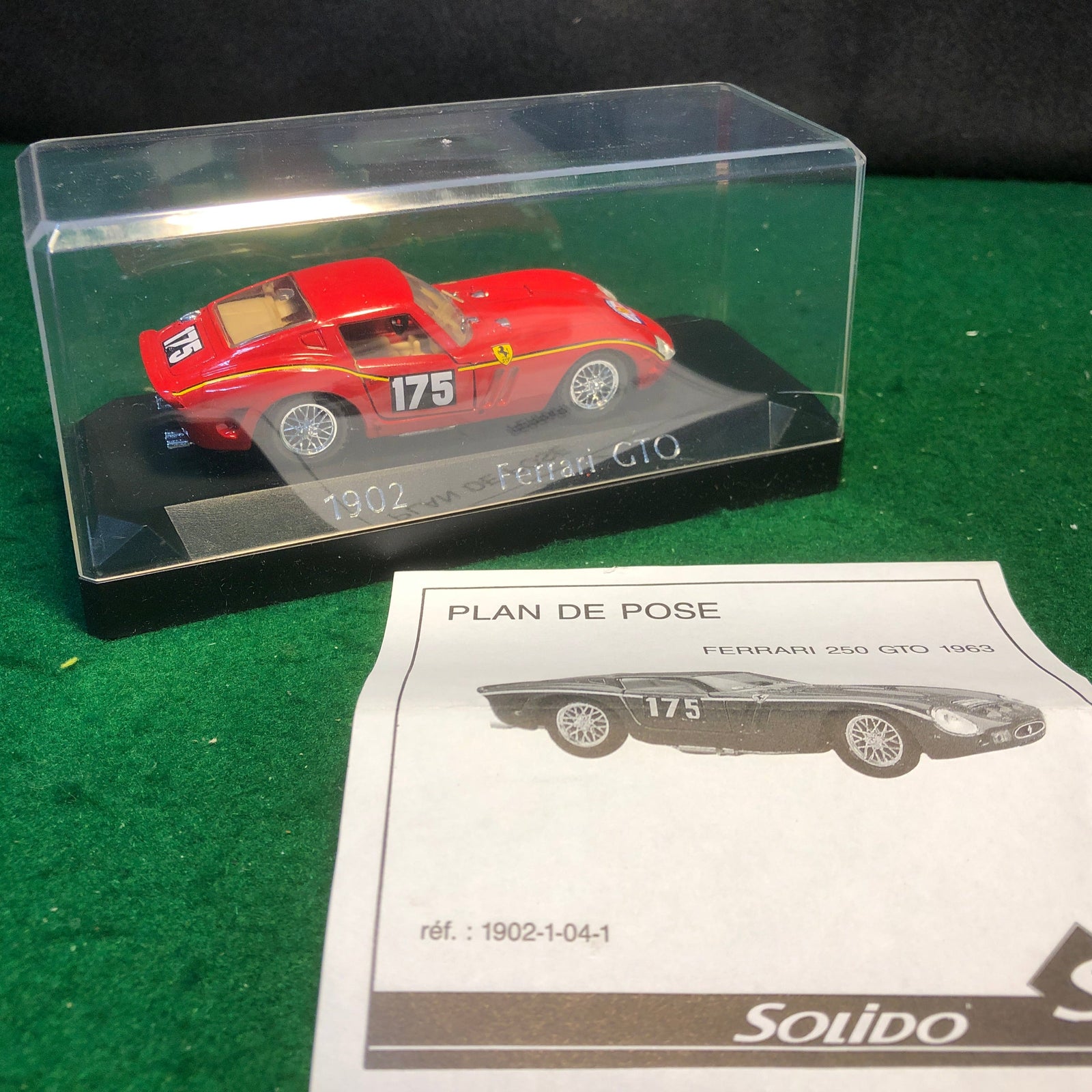 Ferrari 250 GTO 1964 Red N 175 by Solido 1:43 (1902)