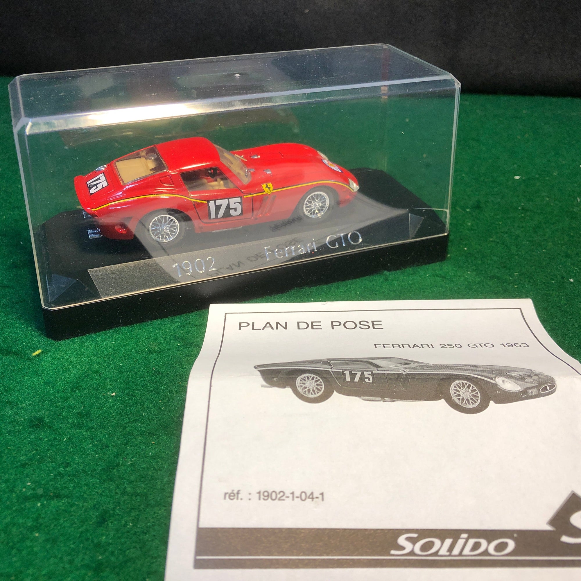 Ferrari 250 GTO 1964 Red N 175 by Solido 1:43 (1902)