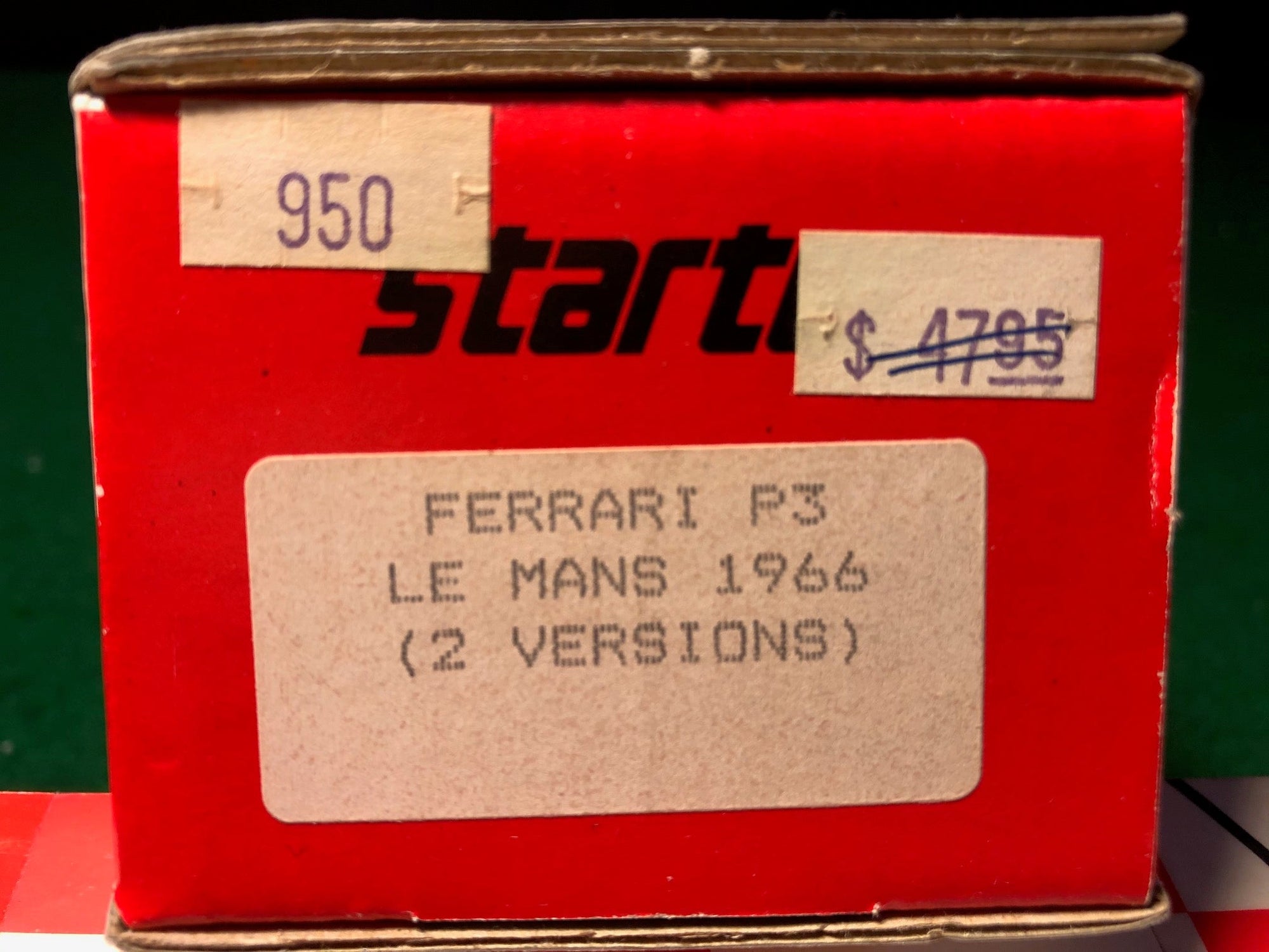 Ferrari P3 Le Mans 1966 (2 Versions) by Starter 1:43