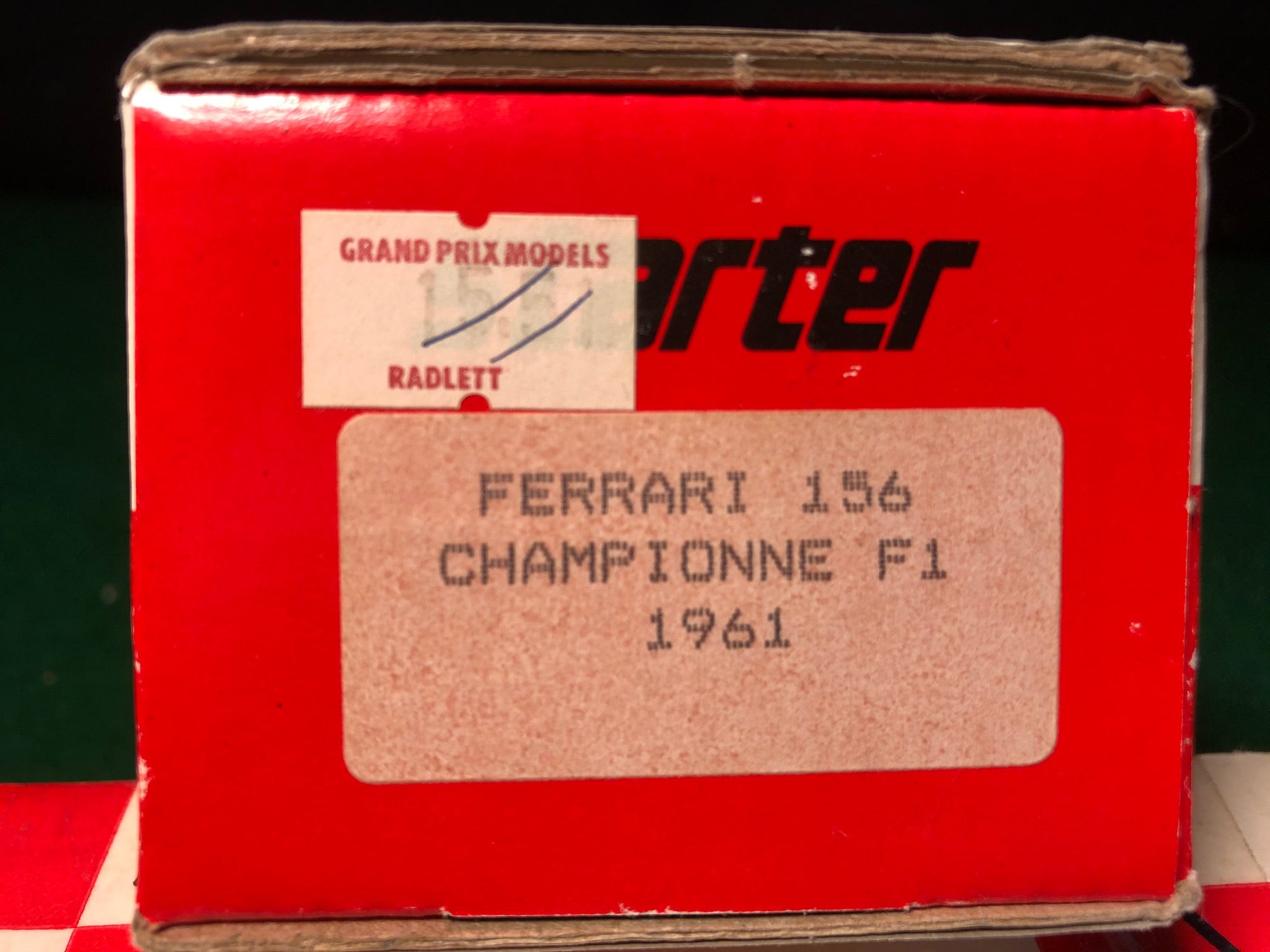 Ferrari 156 F1 Champion 1961 by Starter 1:43