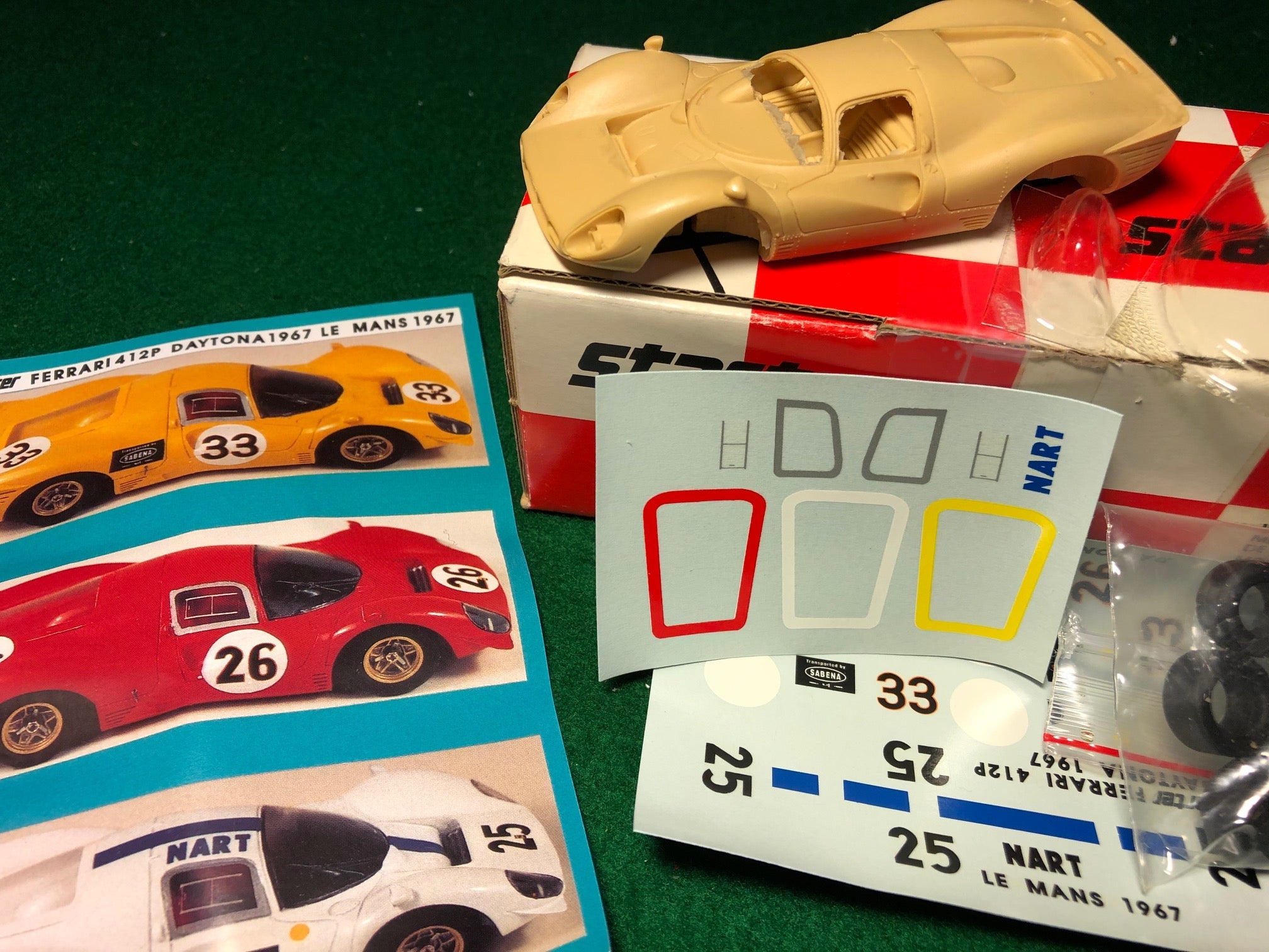 Ferrari 412 P Daytona/Le Mans 1967 (3 Versions) by Starter 1:43