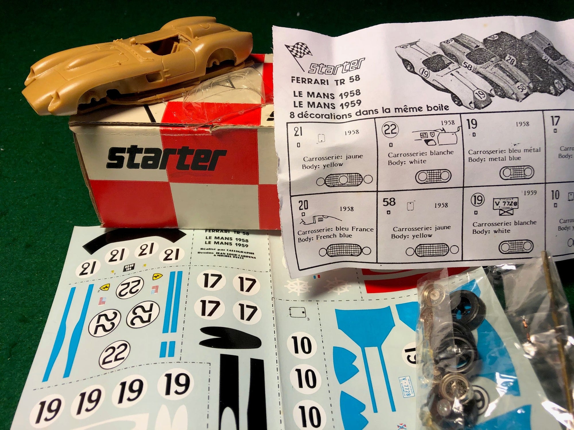 Ferrari TR 58 Le Mans 58/59 (8 Versions) by Starter - 1:43