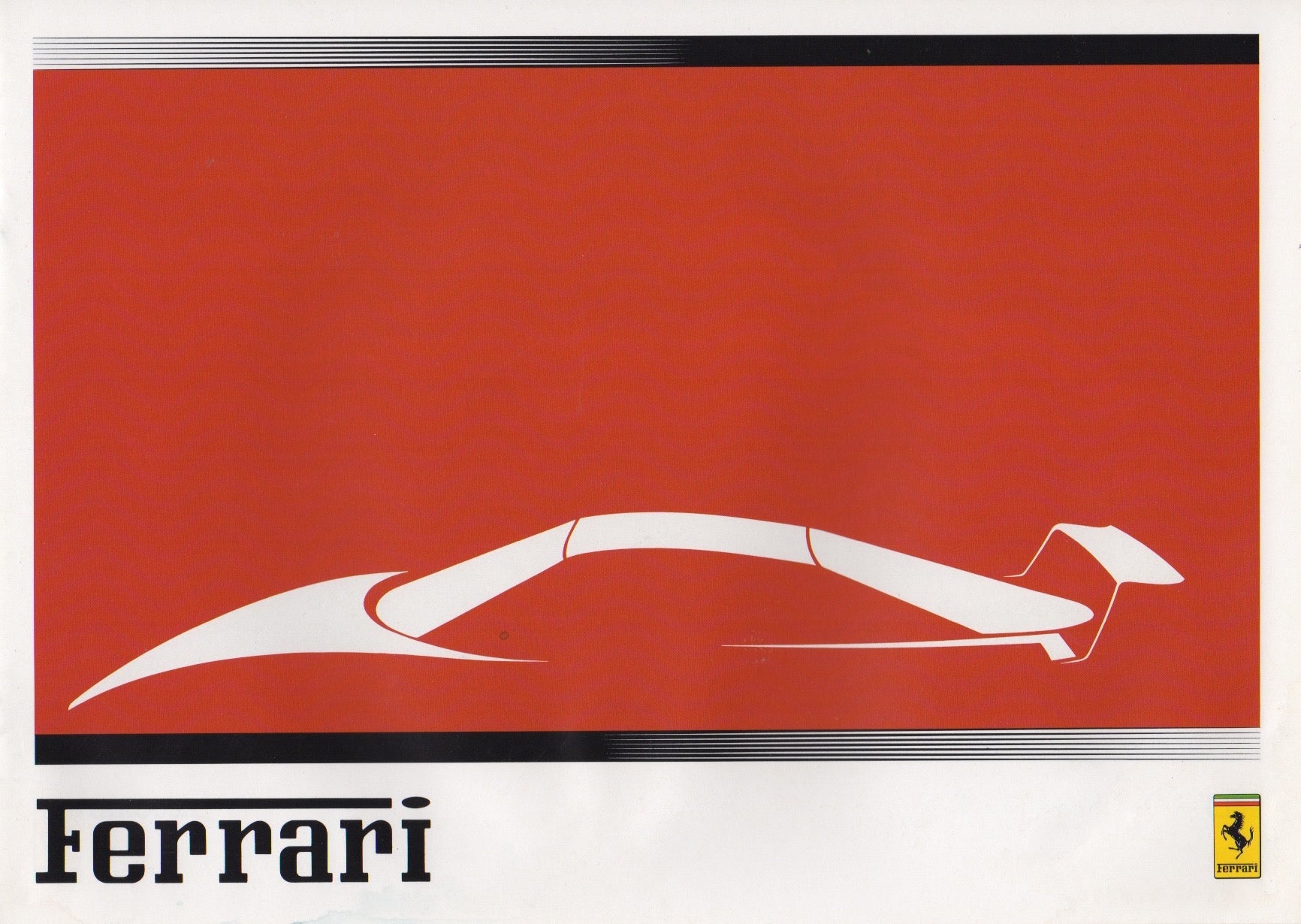 Ferrari Product Range 1991 Brochure (UK)(1/91)