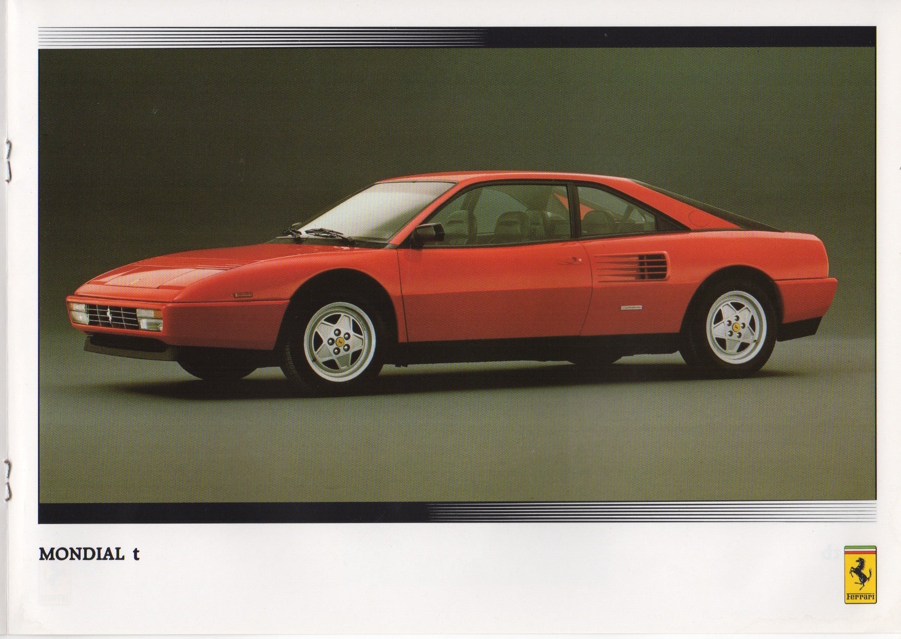 Ferrari Product Range 1991 Brochure (UK)(1/91)