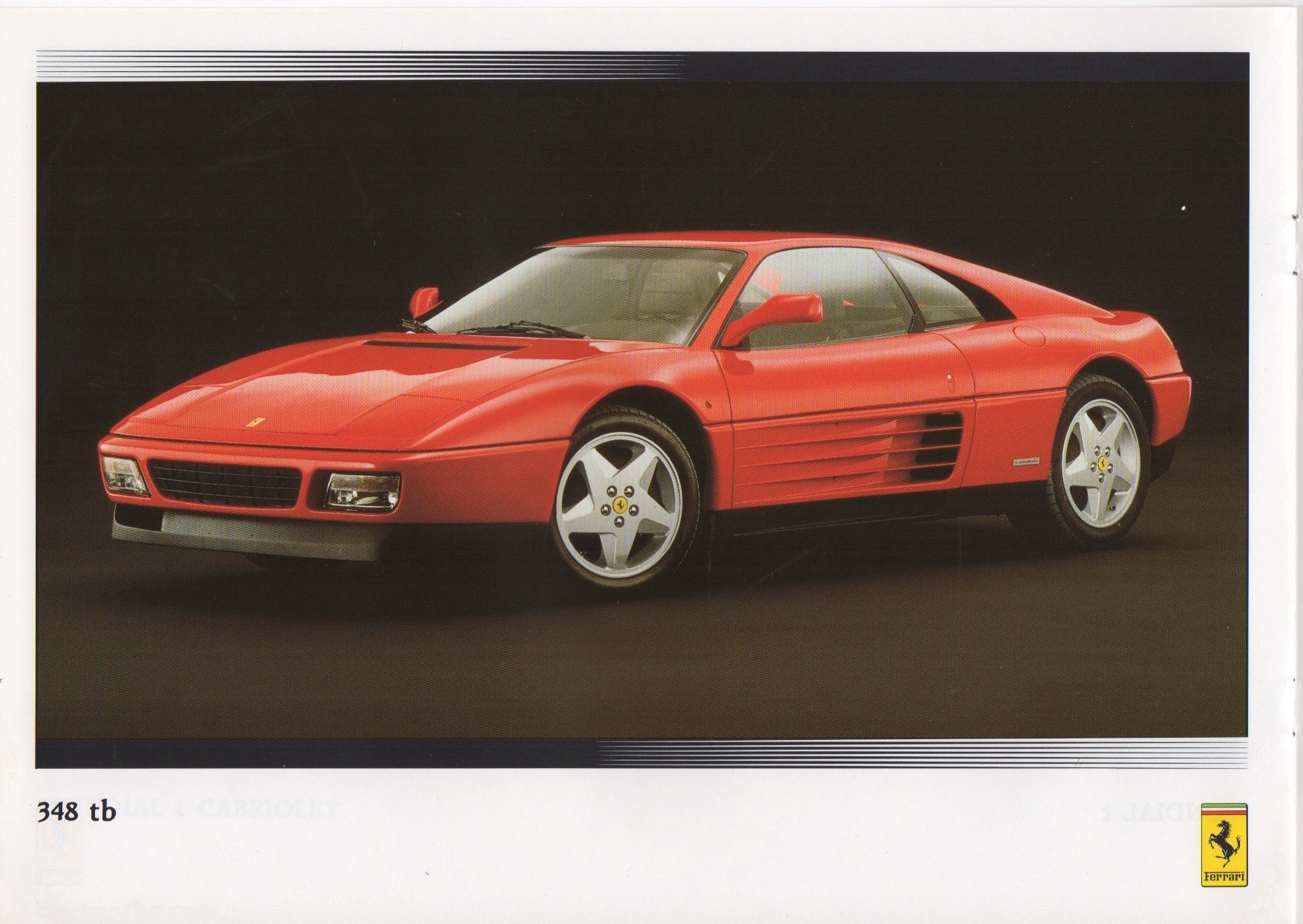 Ferrari Product Range 1991 Brochure (UK)(1/91)