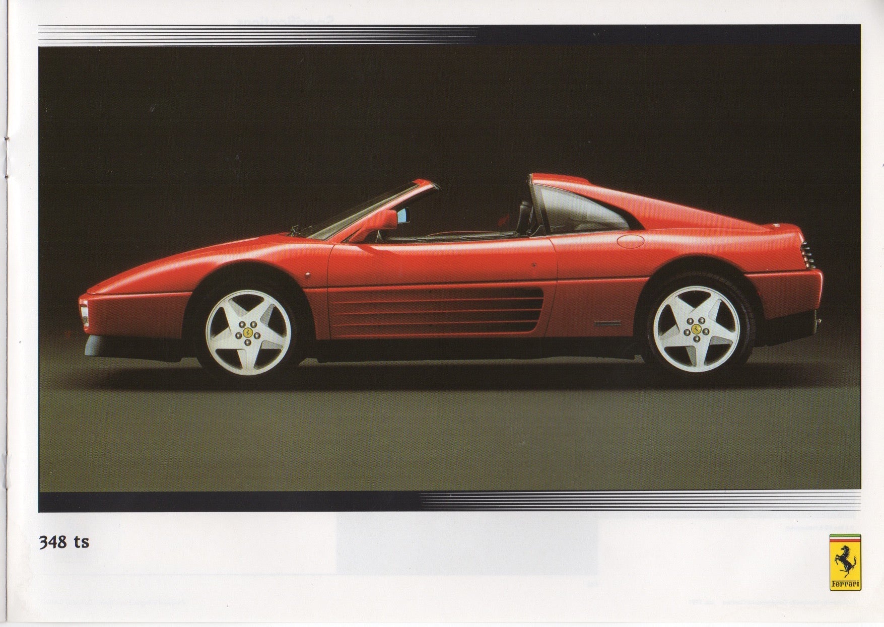 Ferrari Product Range 1991 Brochure (UK)(1/91)