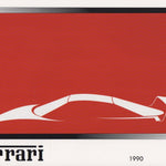 Ferrari Product Range 1990 Brochure (UK)(10/89)