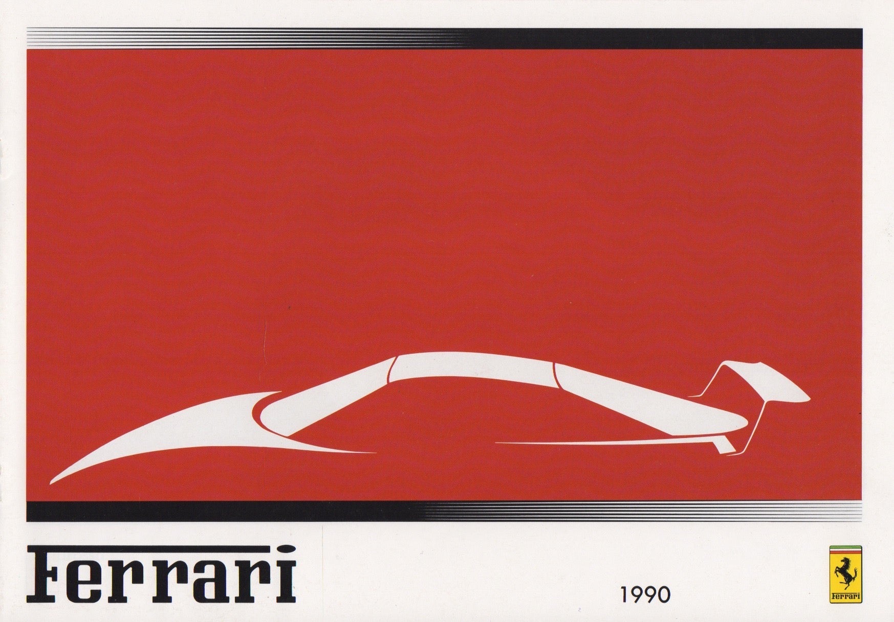 Ferrari Product Range 1990 Brochure (UK)(10/89)