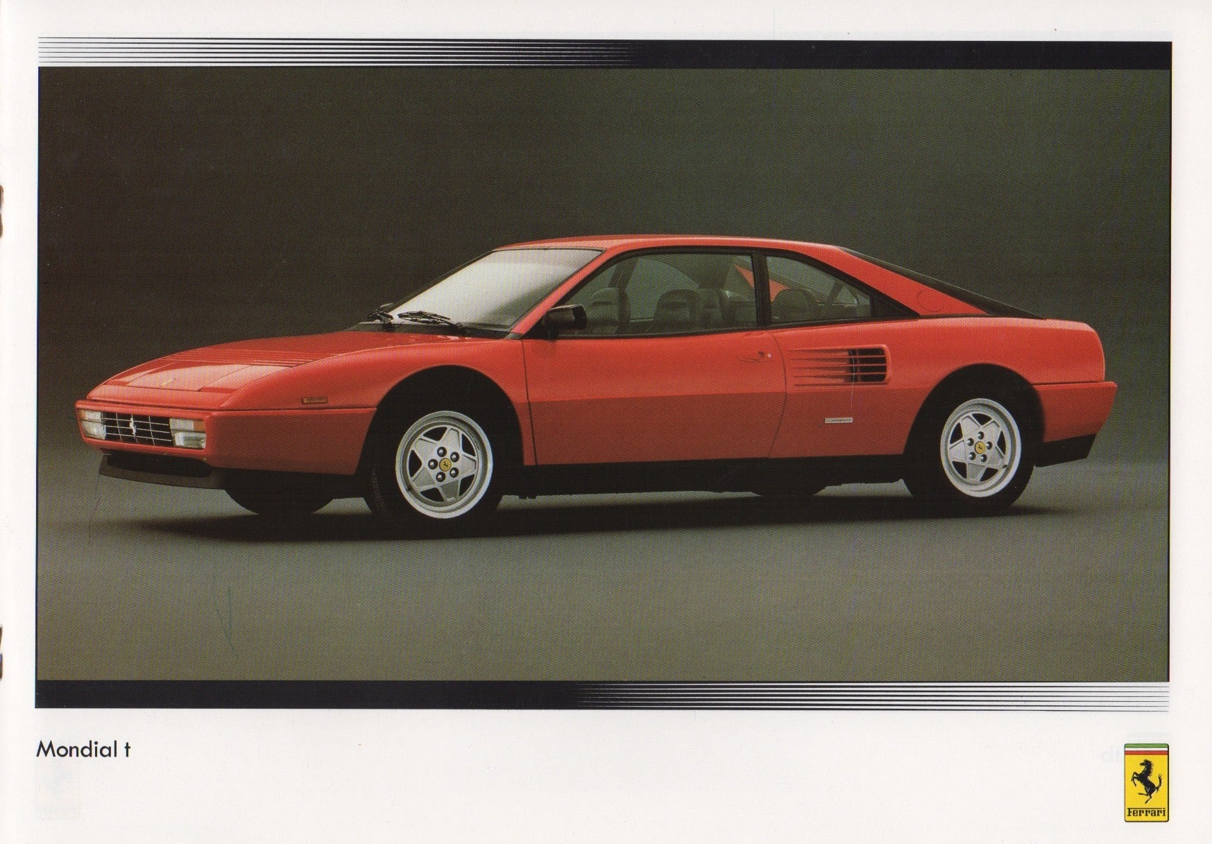 Ferrari Product Range 1990 Brochure (UK)(10/89)