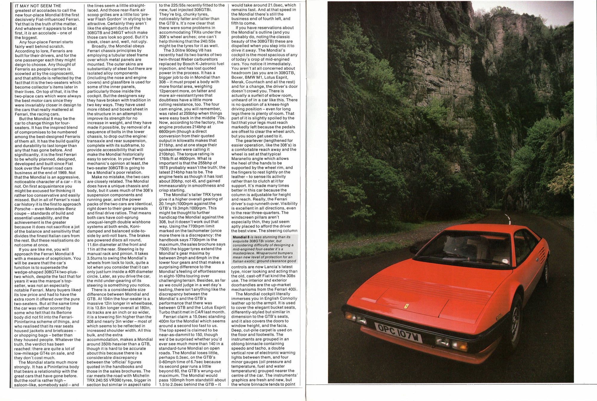 Ferrari Mondial 8 & Production by Car Magazine