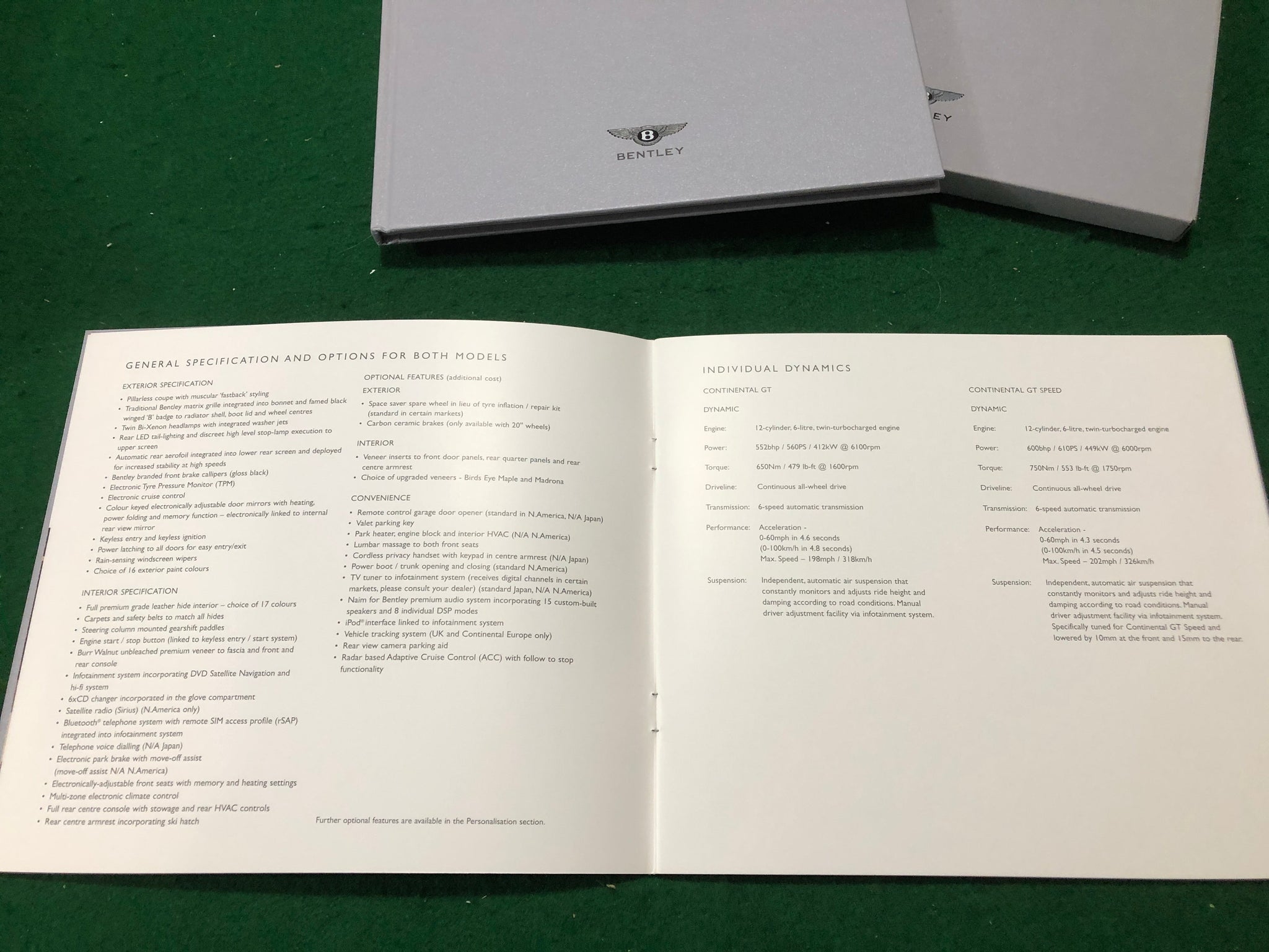 Bentley Continental GT Deluxe Brochure