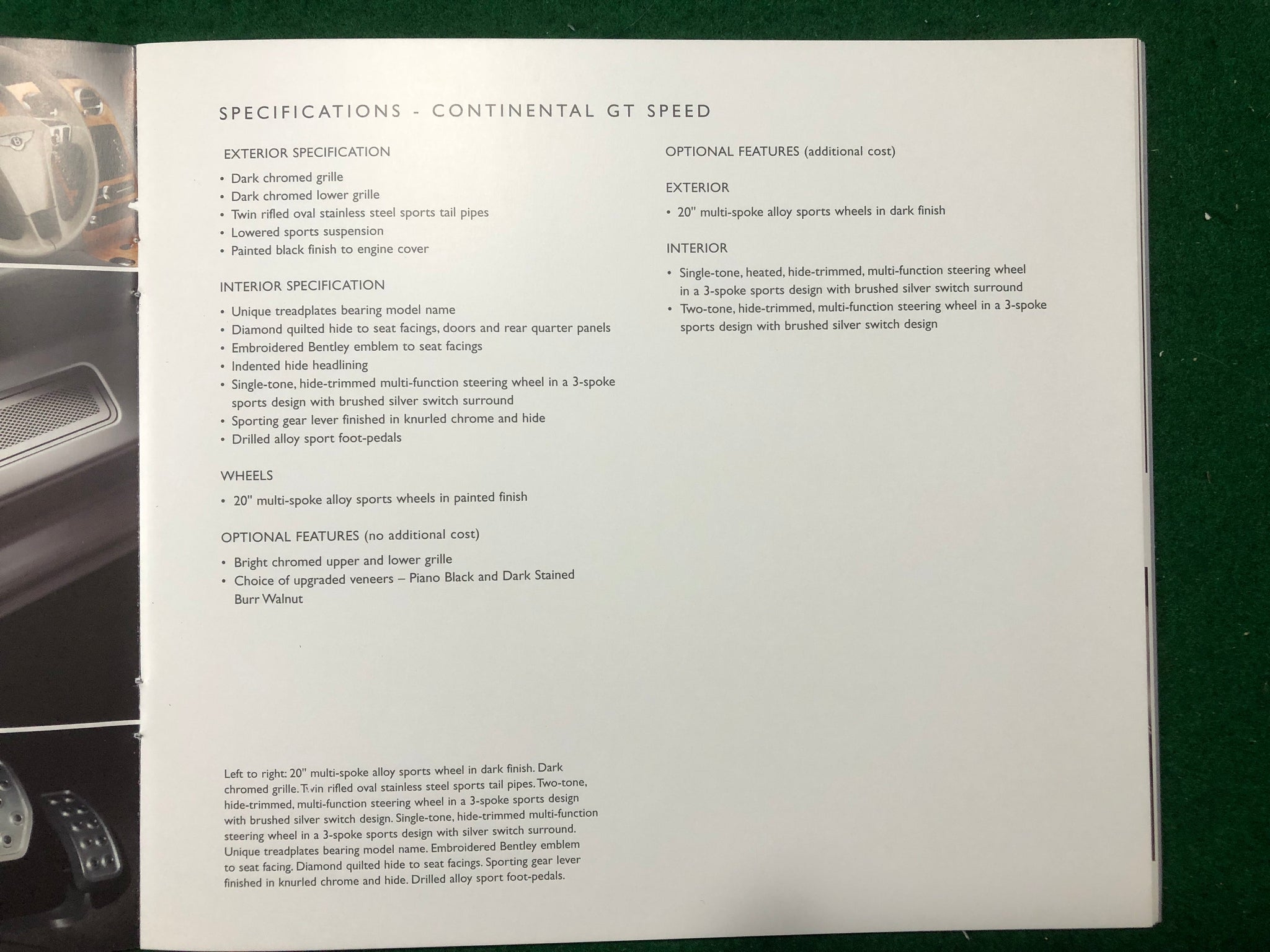 Bentley Continental GT Deluxe Brochure