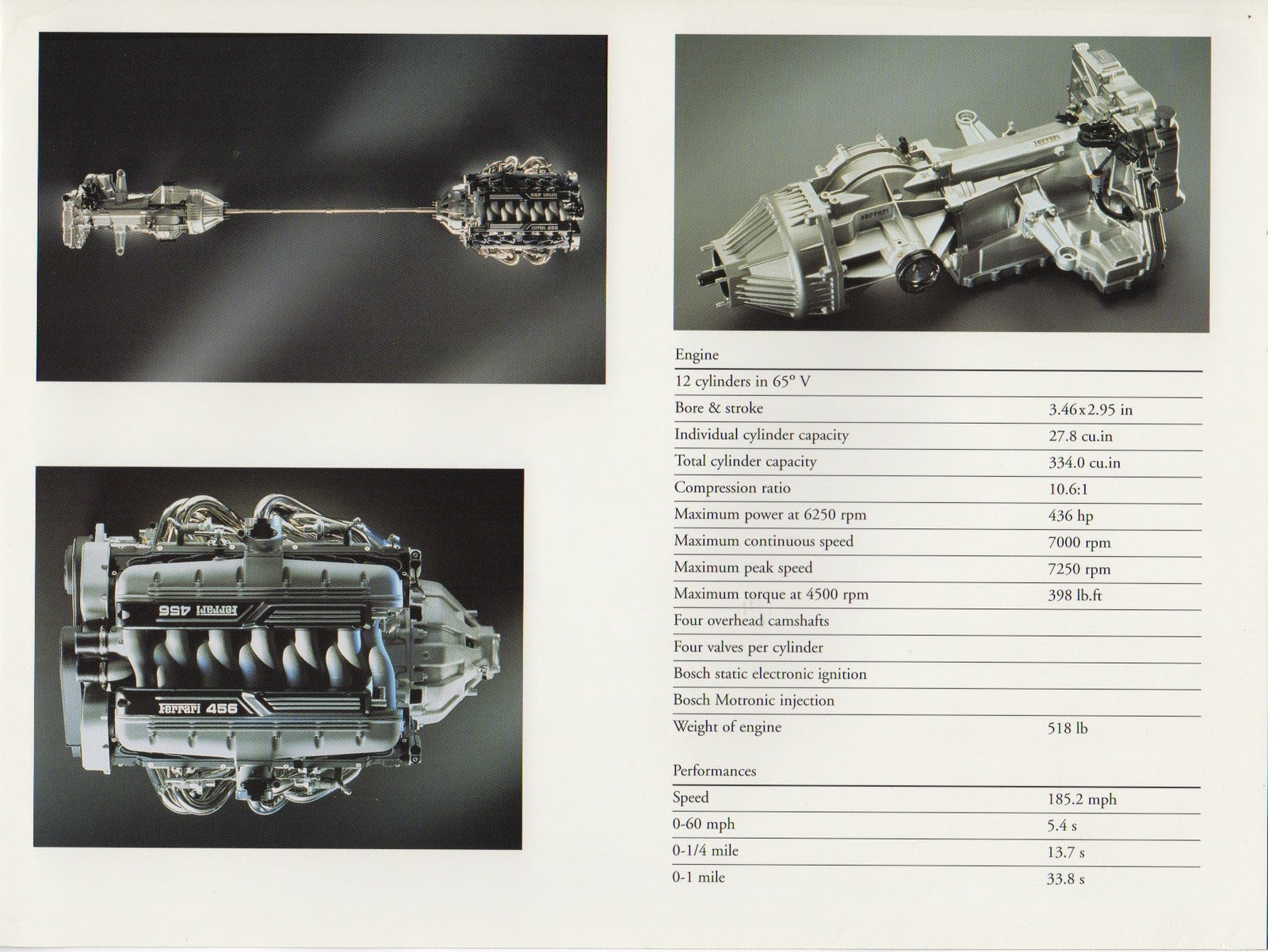 Ferrari 456 GTA Brochure