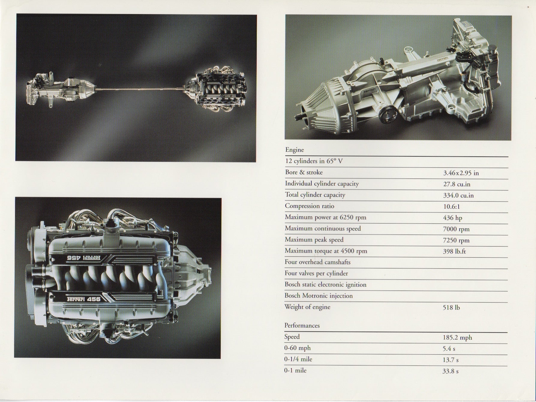 Ferrari 456 GTA Brochure