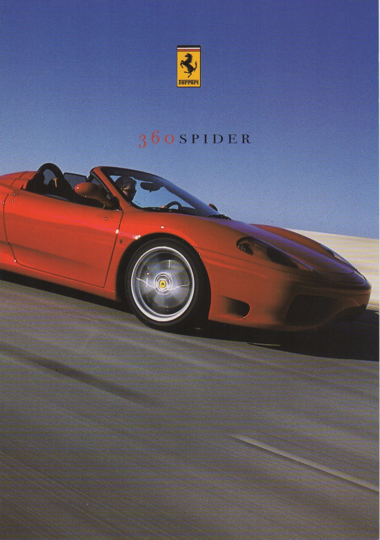 Ferrari 360 Spider Brochure