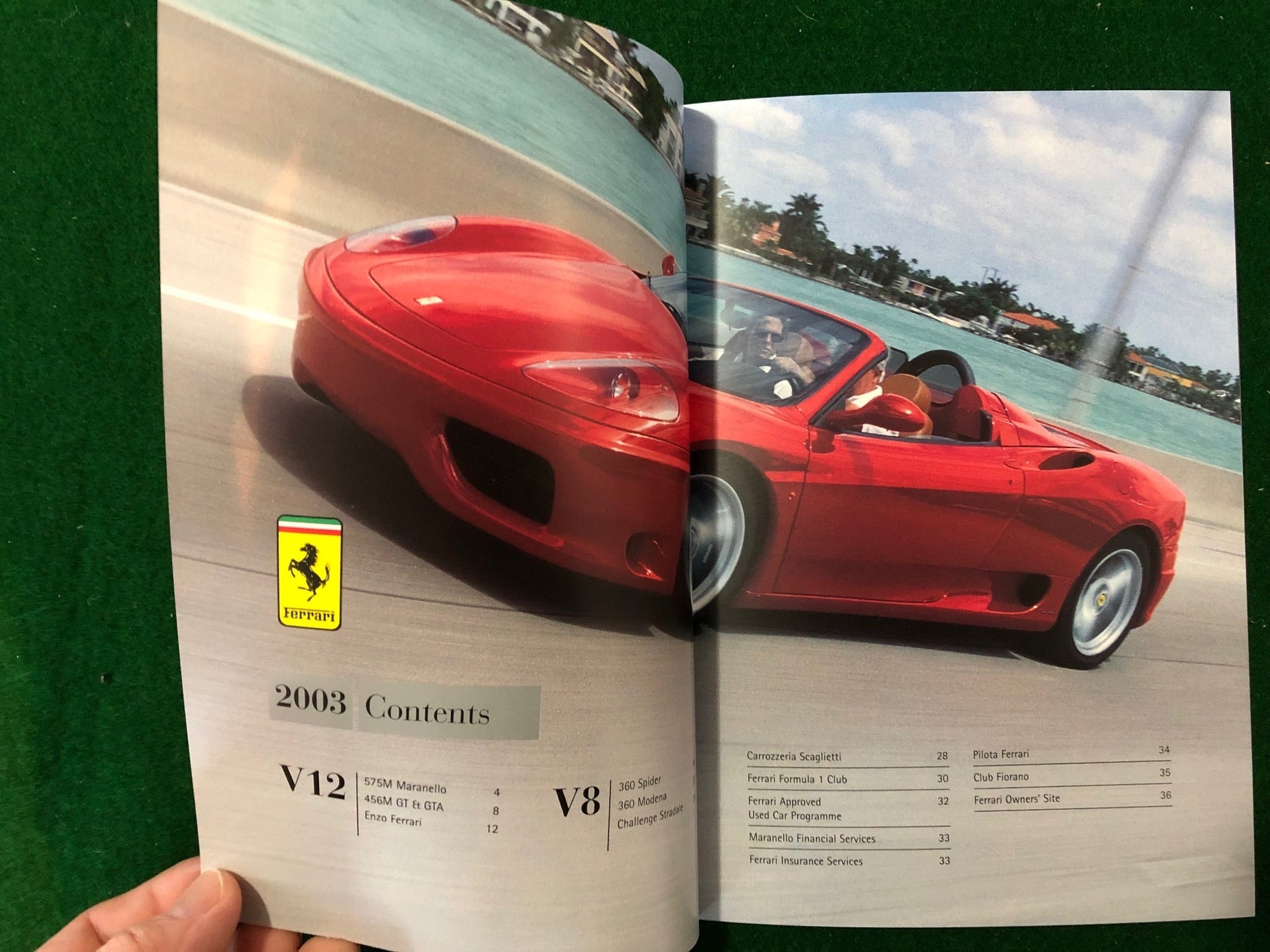 Ferrari Product Range 2003 Brochure (UK)