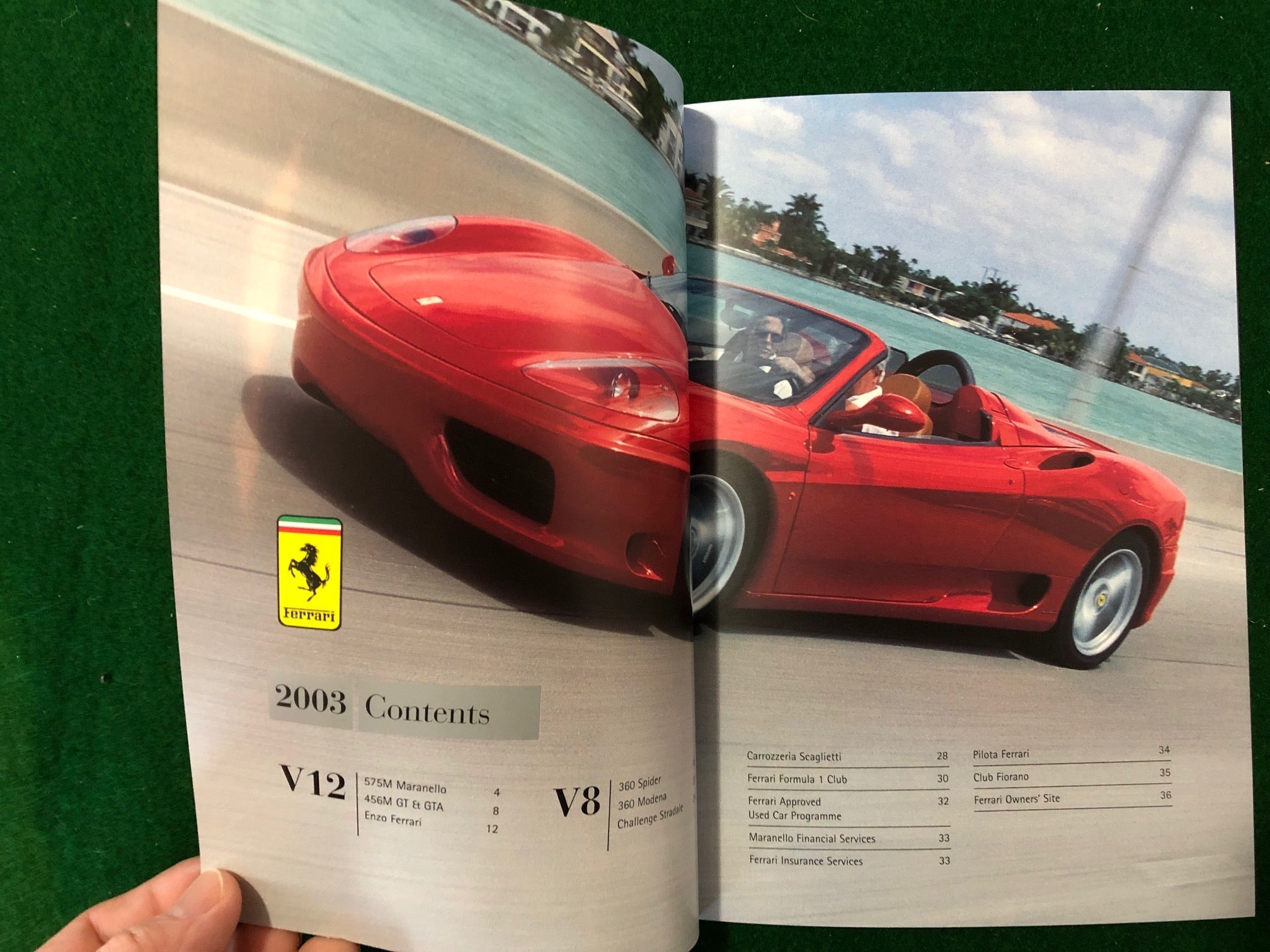 Ferrari Product Range 2003 Brochure (UK)