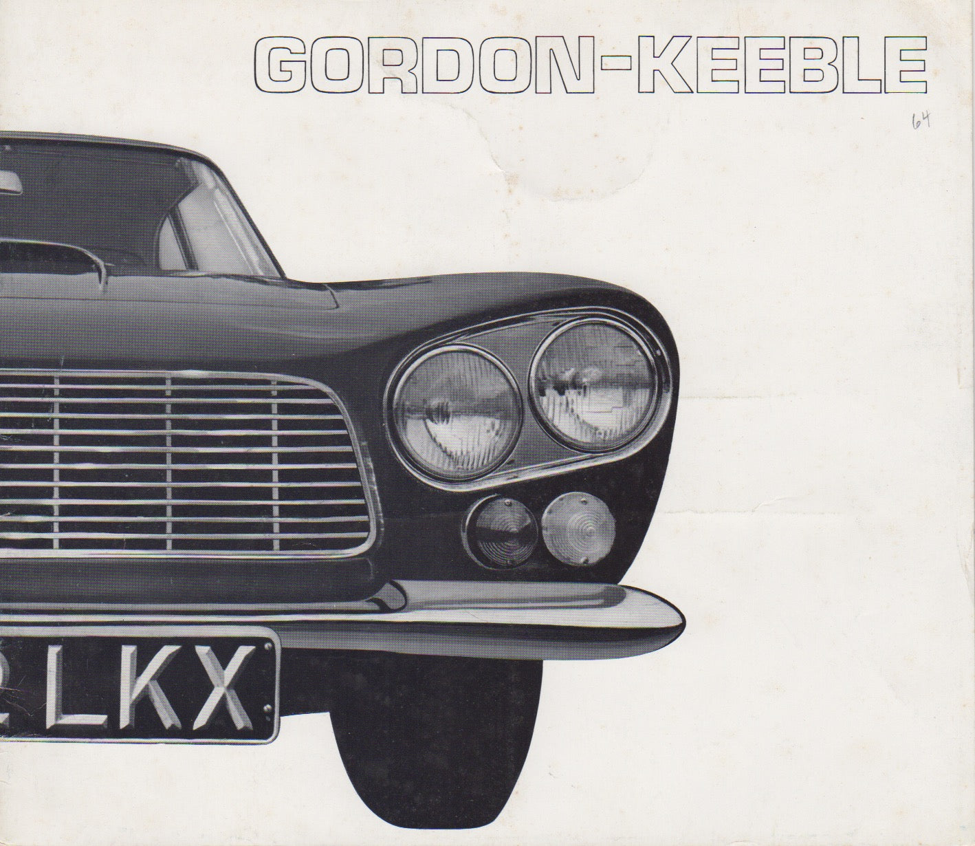 Gordon - Keeble 1964 Deluxe Brochure