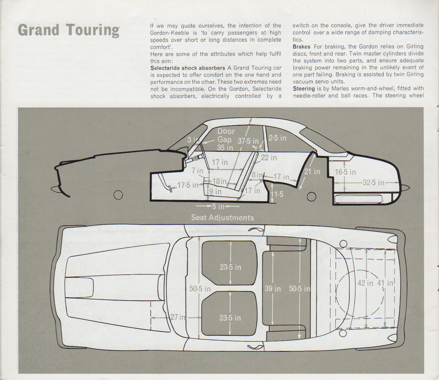 Gordon - Keeble 1964 Deluxe Brochure