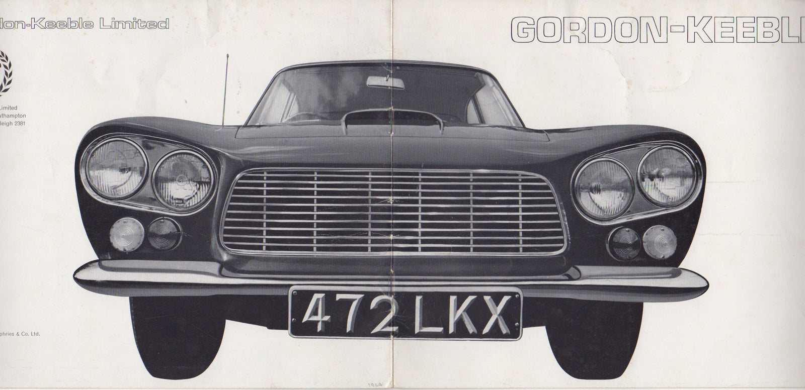 Gordon - Keeble 1964 Deluxe Brochure