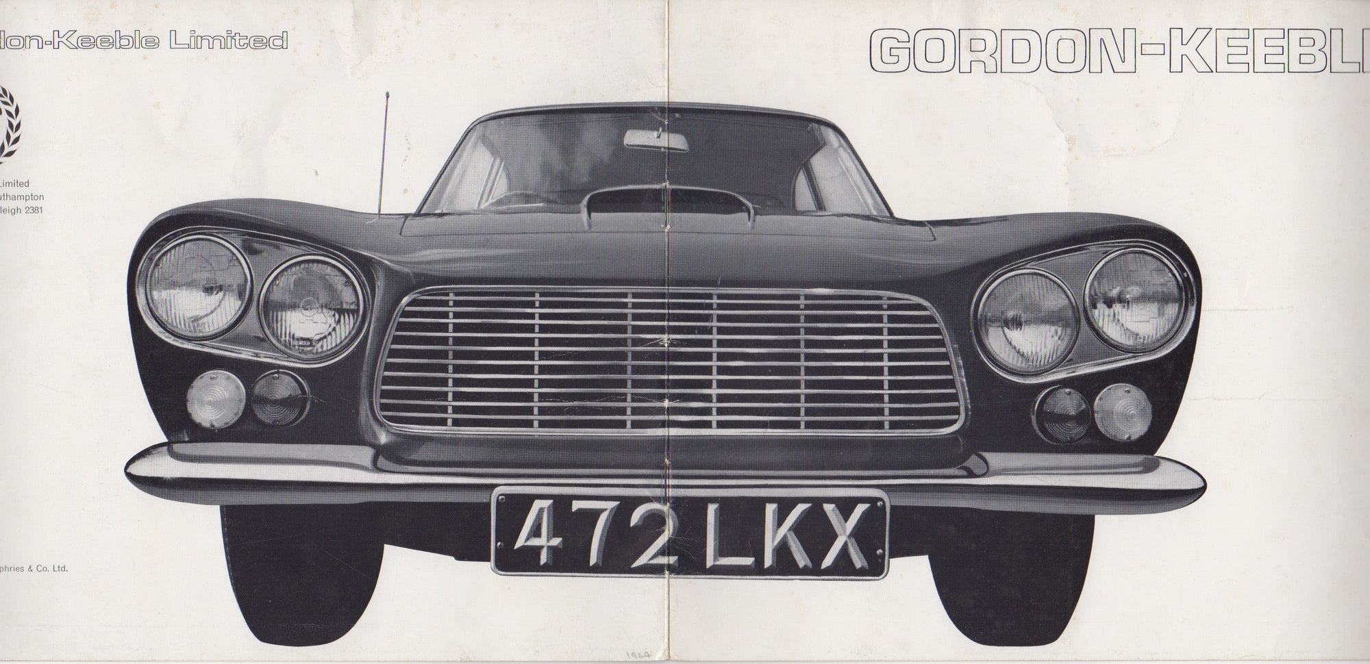 Gordon - Keeble 1964 Deluxe Brochure