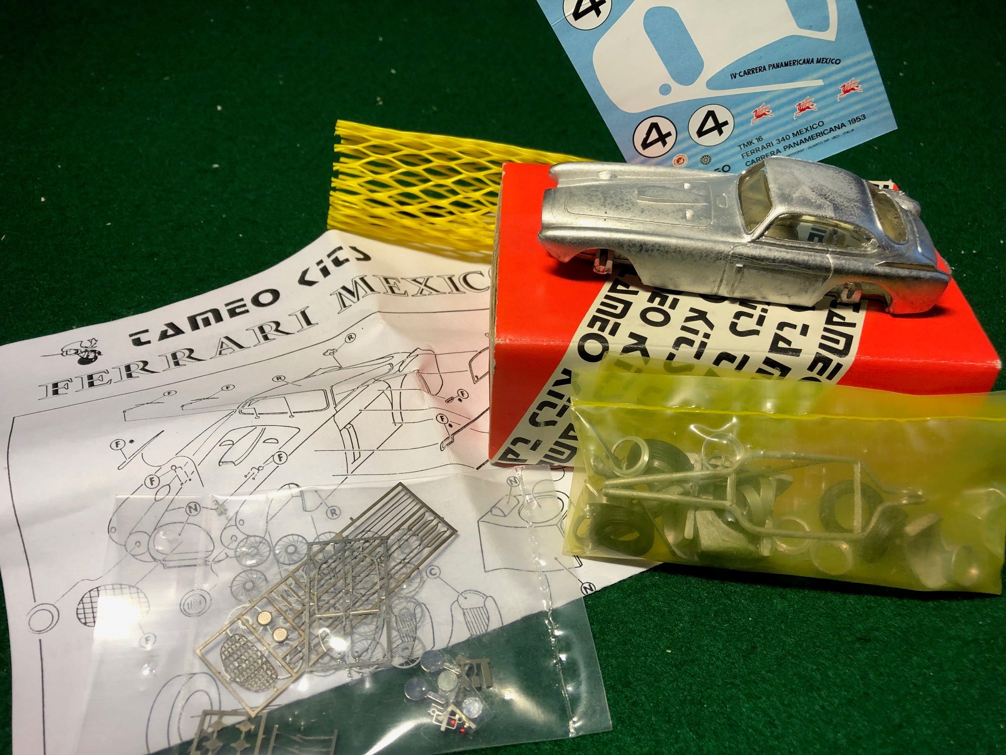 Ferrari 340 Mexico Vignale Coupe Carrera Panamericana 1953, by Tameo 1:43 (TMK16)