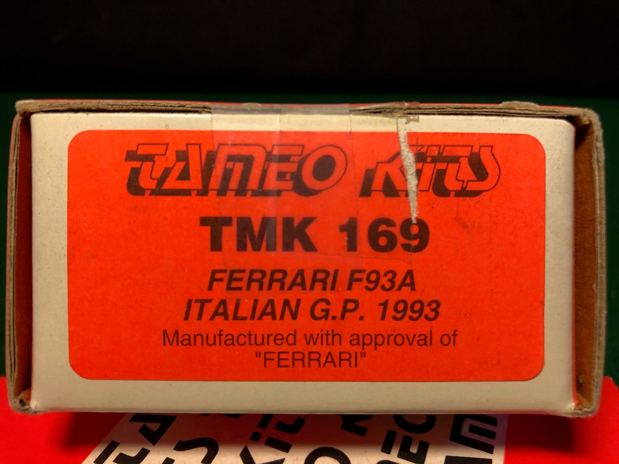 Ferrari F93A F1 Italian GP 1993, by Tameo 1:43 (TMK169)