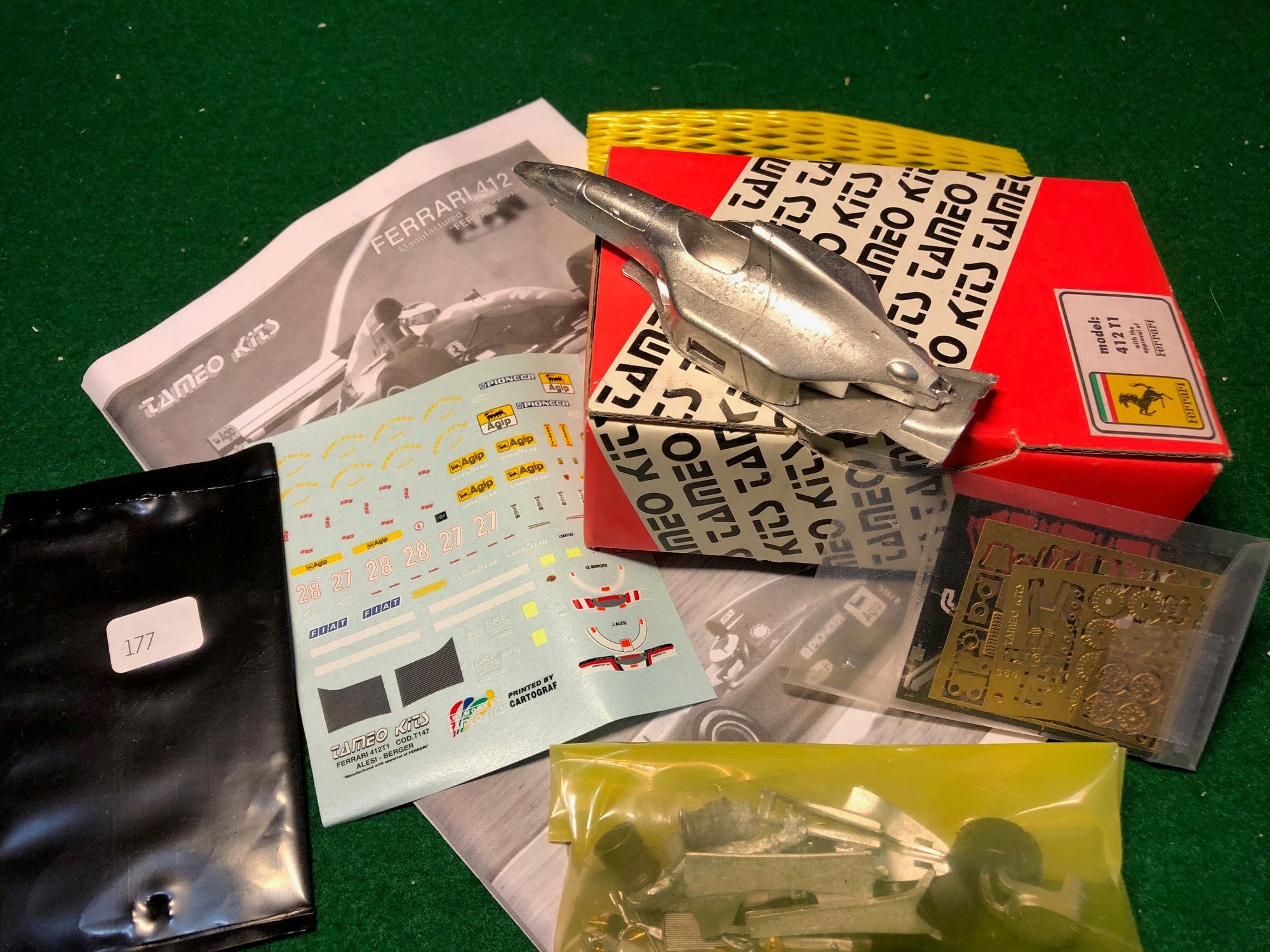 Ferrari 412 T1 F1 Brazilian GP 1994, by Tameo 1:43 (TMK177)