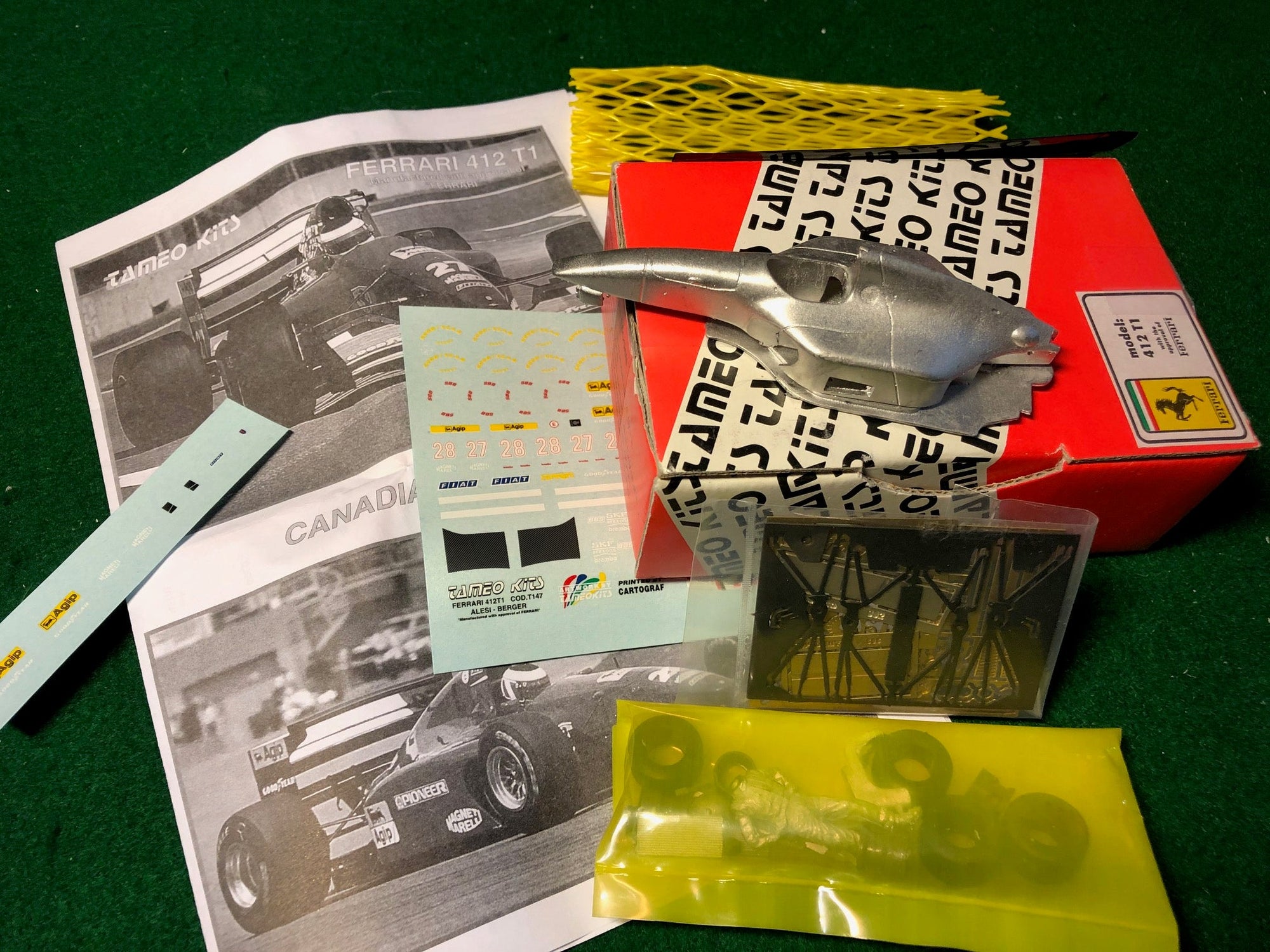 Ferrari 412 T1 F1 Canadian GP 1994, by Tameo 1:43 (TMK188)