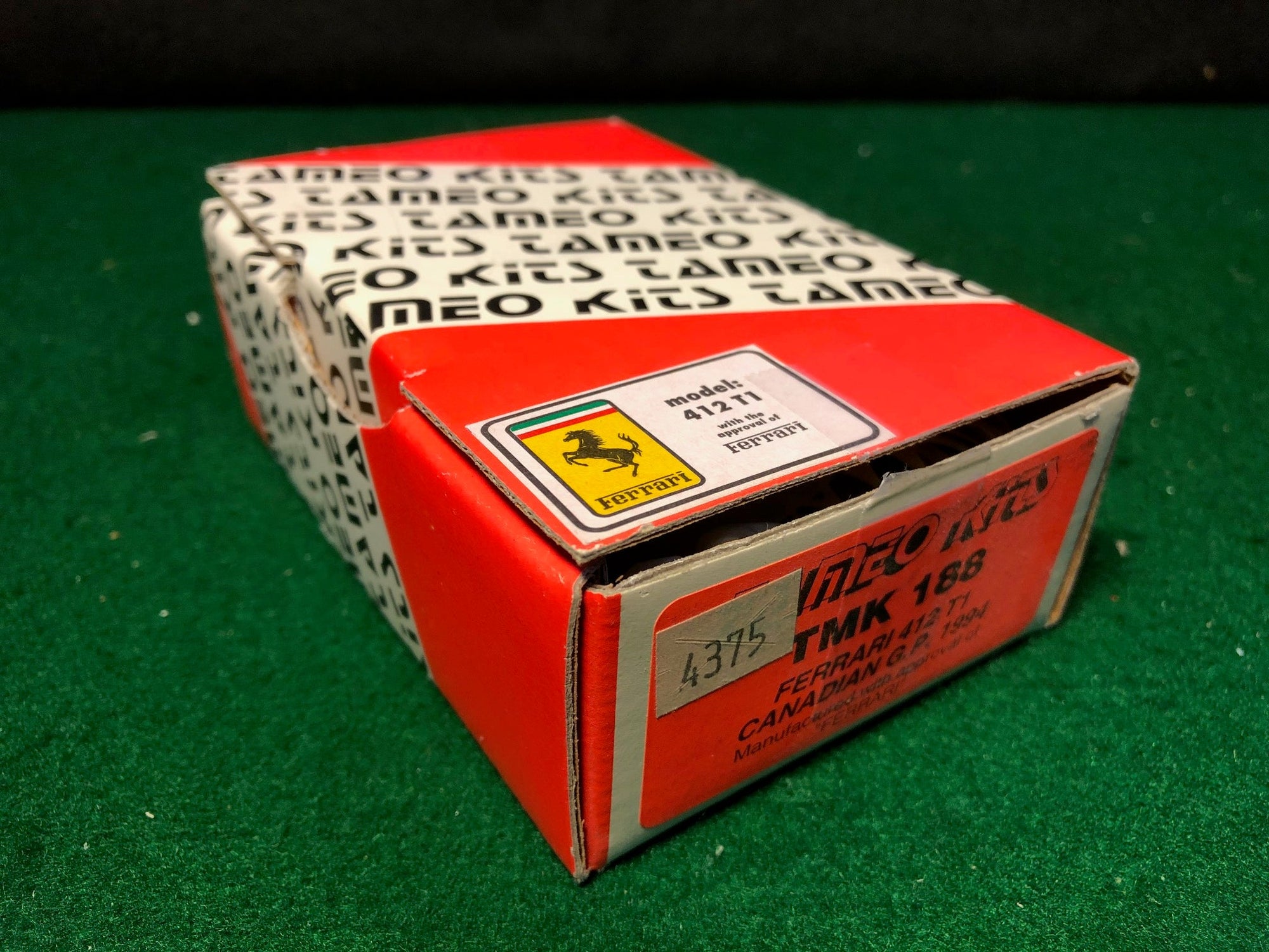 Ferrari 412 T1 F1 Canadian GP 1994, by Tameo 1:43 (TMK188)