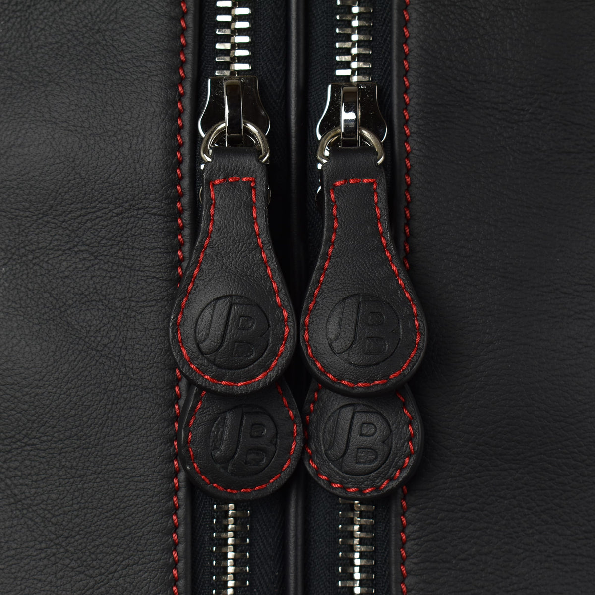 ttl red leather zip
