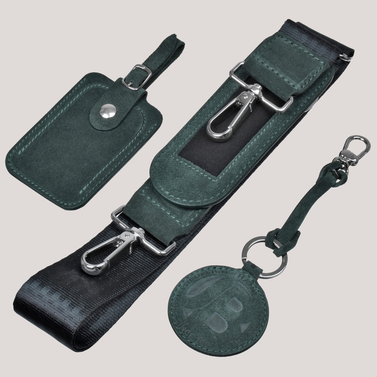 tuscan suede gto holdall green accessories