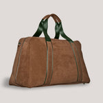 tuscan suede gto holdall tan angle
