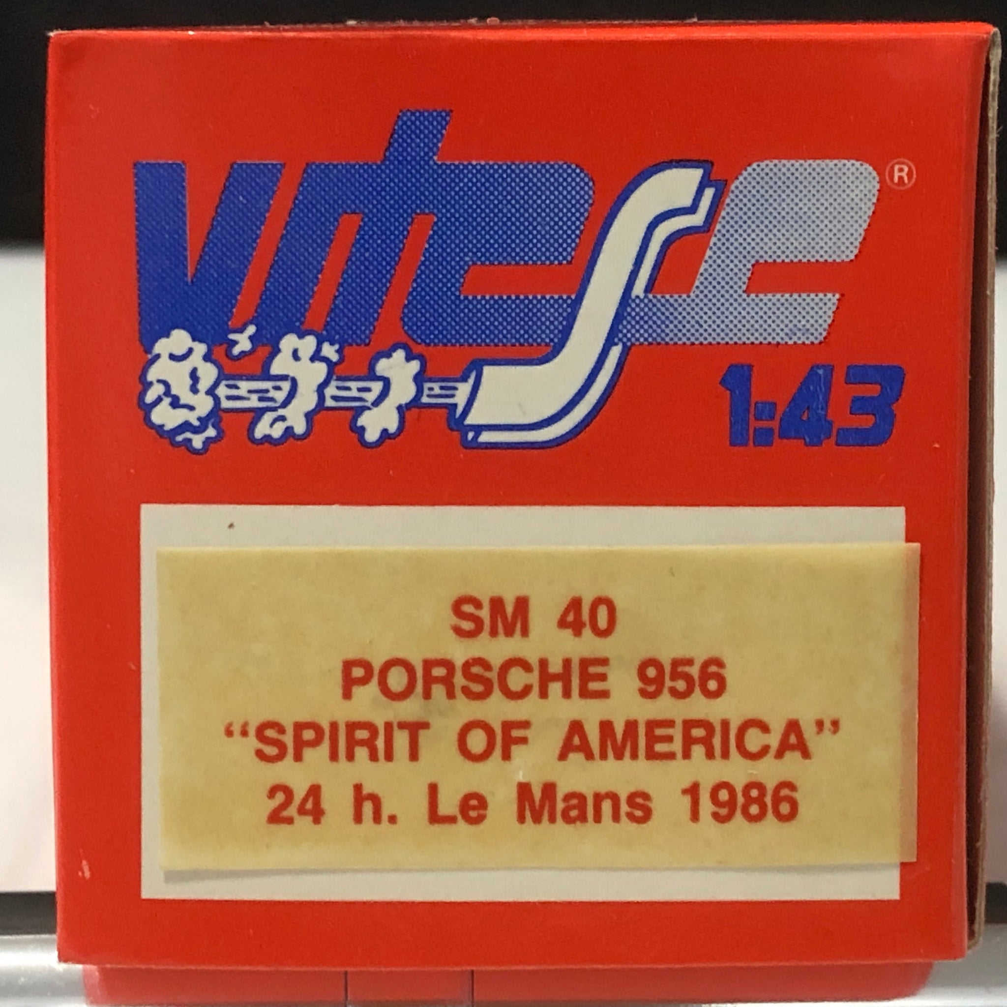 Porsche 956 Le Mans 1986 Spirit Of America N 8 by Vitesse 1:43 (SM40)